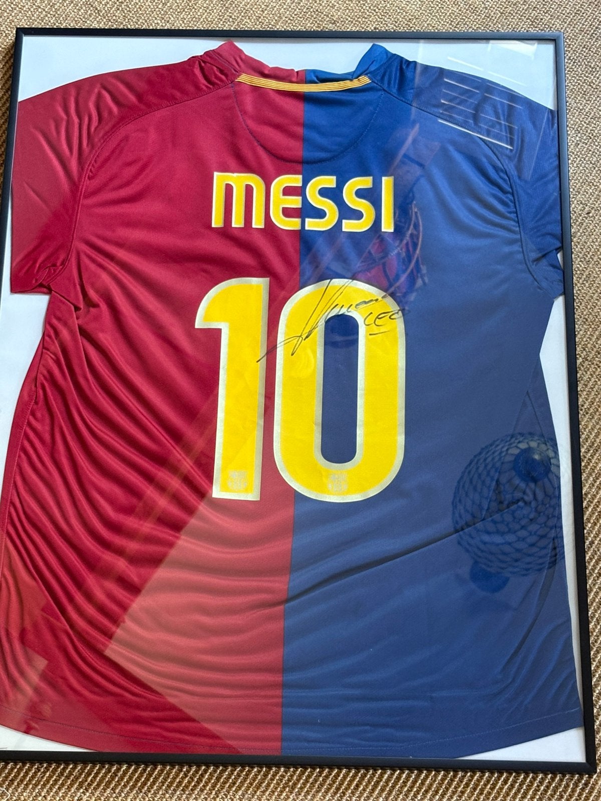 Matchworn voetbalshirt Messi, Verzamelen, Sportartikelen en Voetbal, Ophalen of Verzenden, Zo goed als nieuw, Buitenlandse clubs