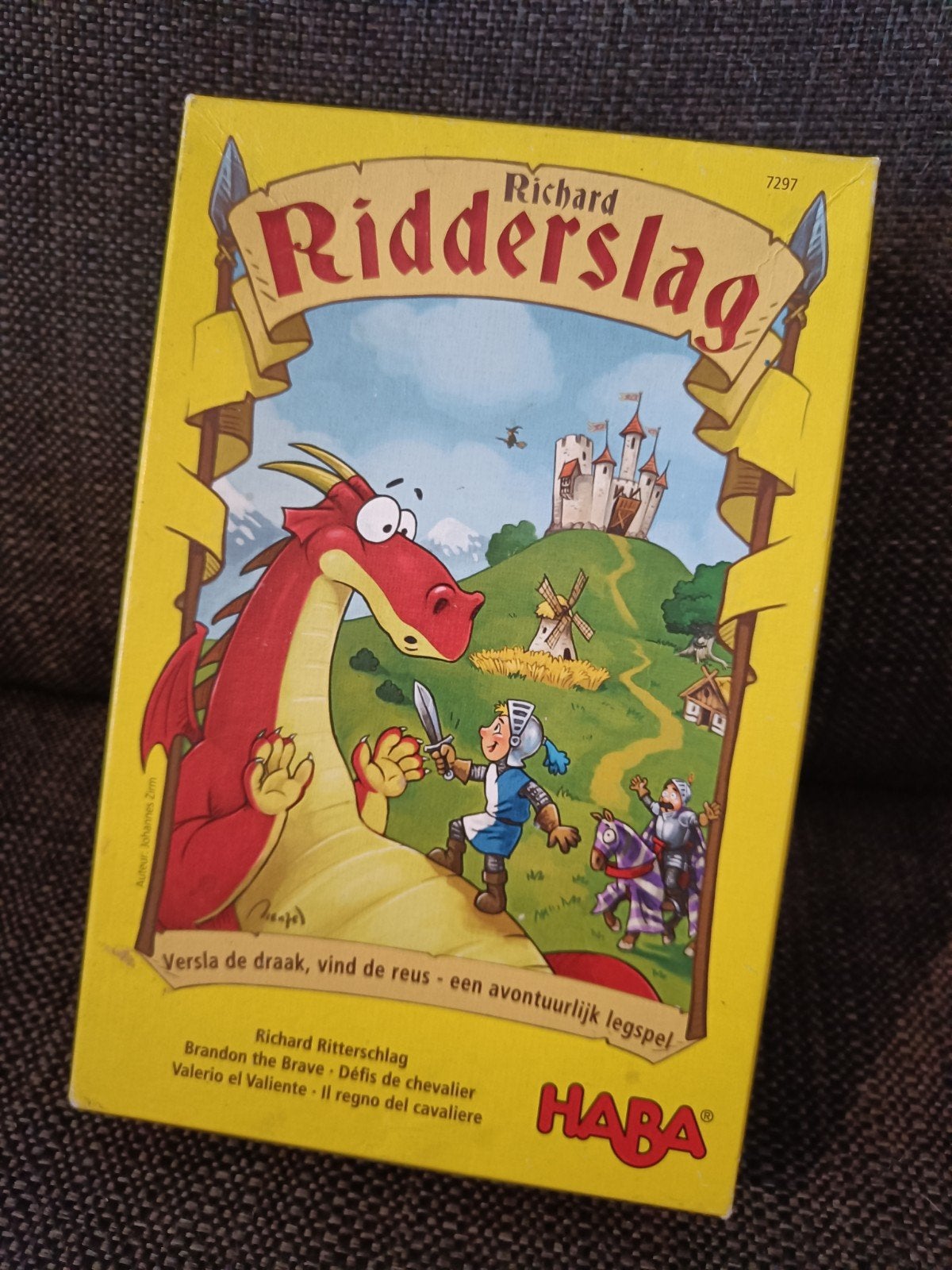 Richard Ridderslag - Avontuurlijk legspel van HABA, Hobby en Vrije tijd, Gezelschapsspellen | Bordspellen, Een of twee spelers