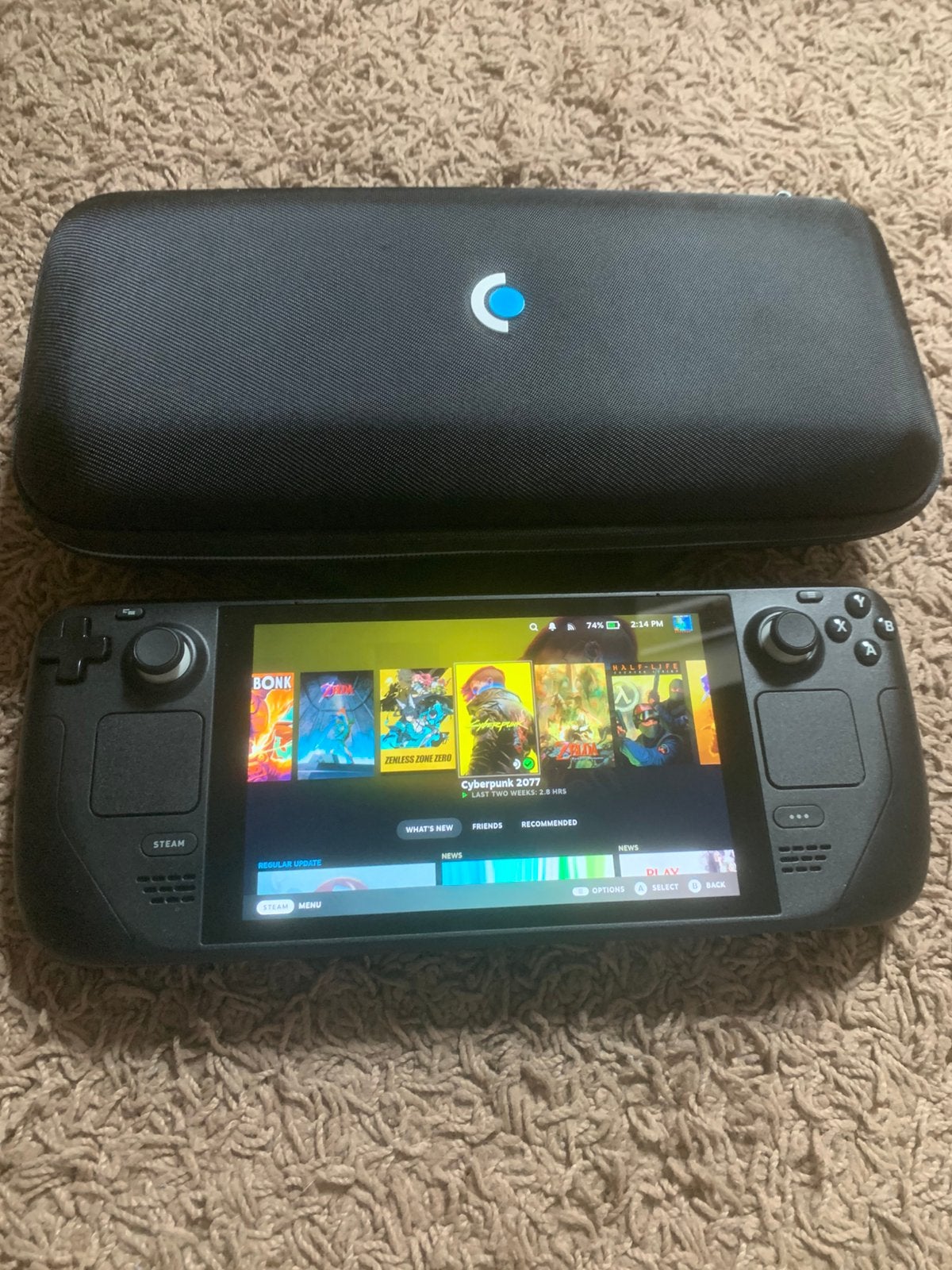 Steam Deck LCD 256GB met JSAUX Dock