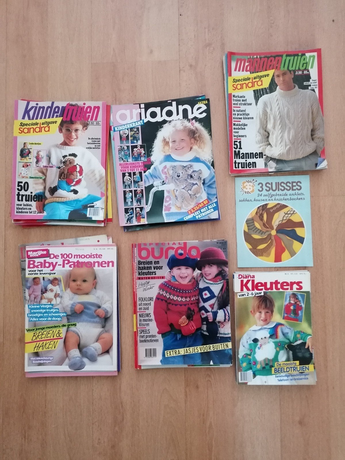 Brei- en patronenboeken voor baby, kind en heren (25 st.), Boeken, Ophalen, Zo goed als nieuw, Breien en Haken, Geschikt voor kinderen