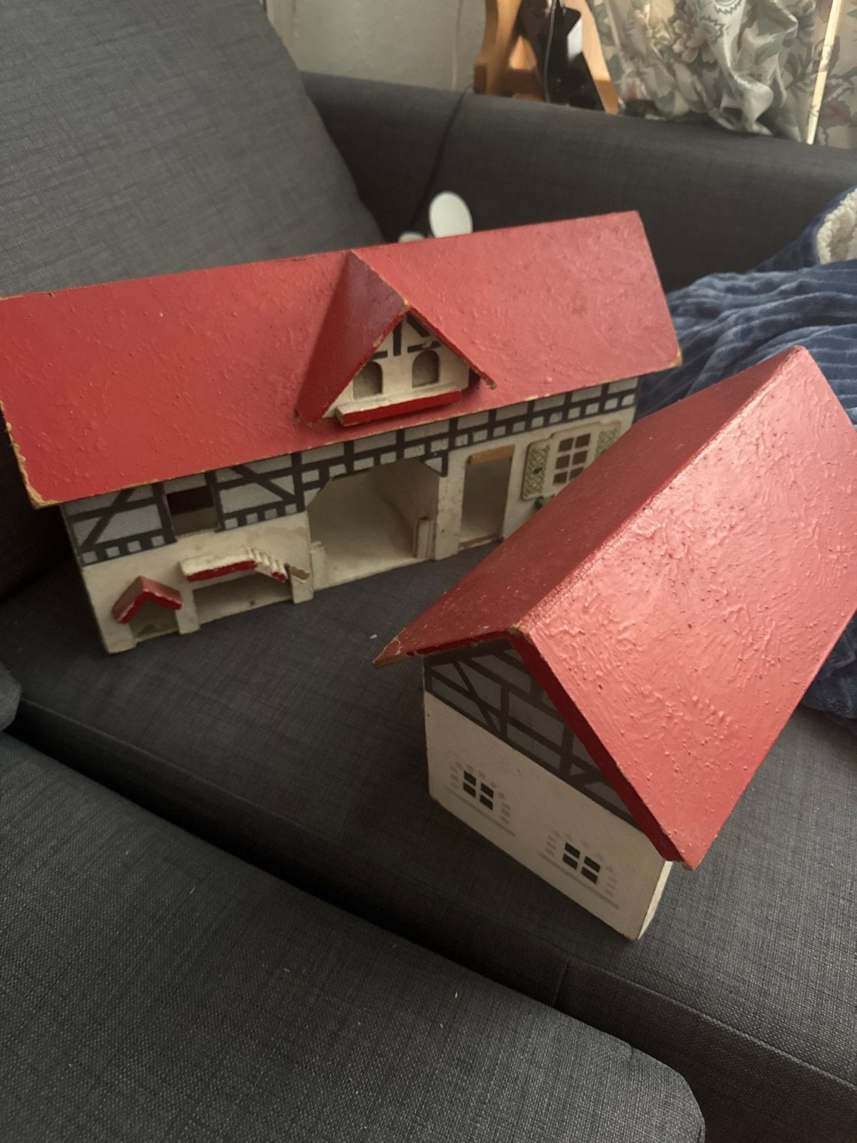 Vintage Paardenstal Boerderij Poppenhuis, Ophalen of Verzenden, Gebruikt, Poppenhuis