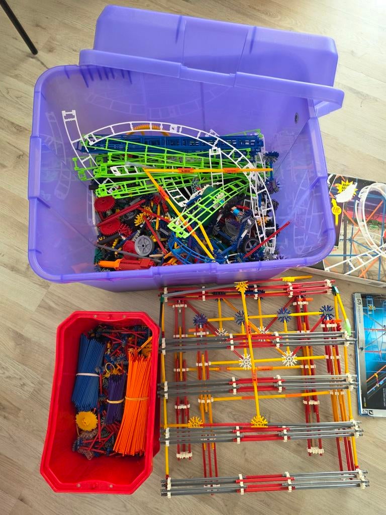 Grote K'nex collectie met handleidingen, Ophalen of Verzenden, Gebruikt, K'nex