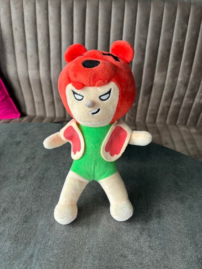 Brawl Stars Nita Knuffel, Beer, Ophalen of Verzenden, Zo goed als nieuw, Rood