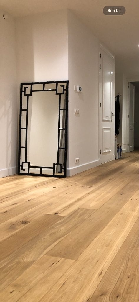 Eichholtz spiegel zwart, Huis en Inrichting, Woonaccessoires | Spiegels, Ophalen, 100 tot 150 cm, Zo goed als nieuw, 75 tot 100 cm