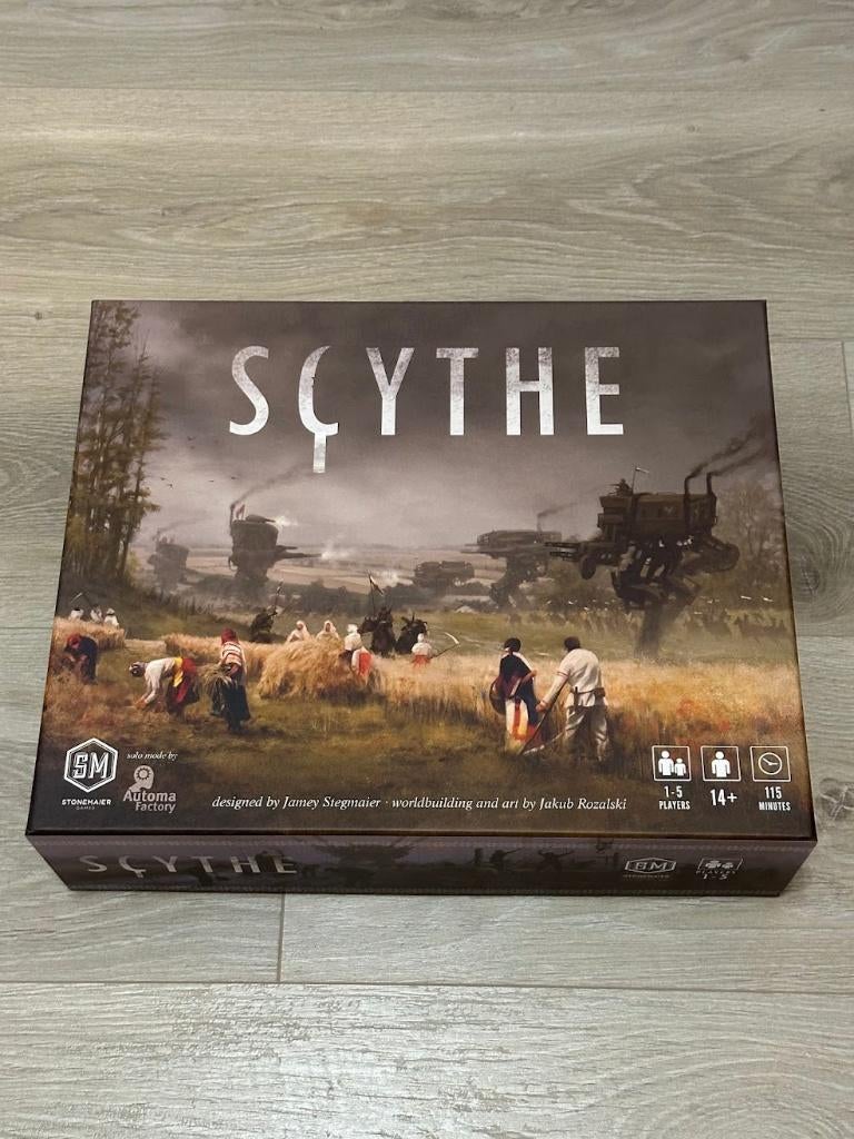 Scythe, Hobby en Vrije tijd, Gezelschapsspellen | Bordspellen, Vijf spelers of meer, Ophalen of Verzenden, Zo goed als nieuw