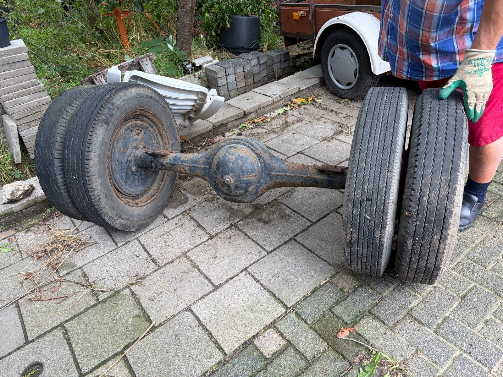 As van een voertuig - Gebruikt, Ophalen, Gebruikt, Universele onderdelen