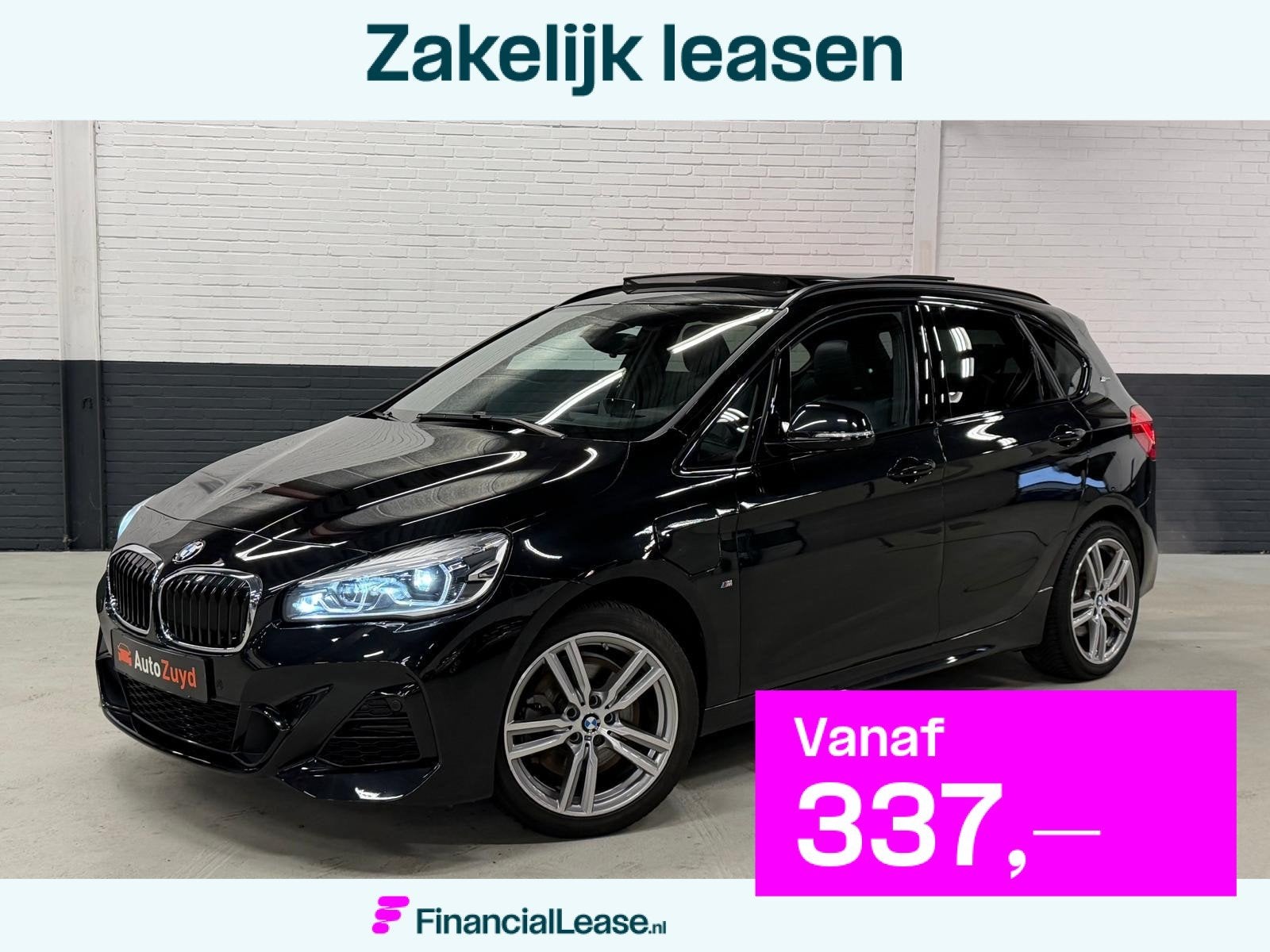 BMW 2-serie Active Tourer 225xe iPerformance / Pano / Camera, 136 pk, Gebruikt, Zwart, Zwart