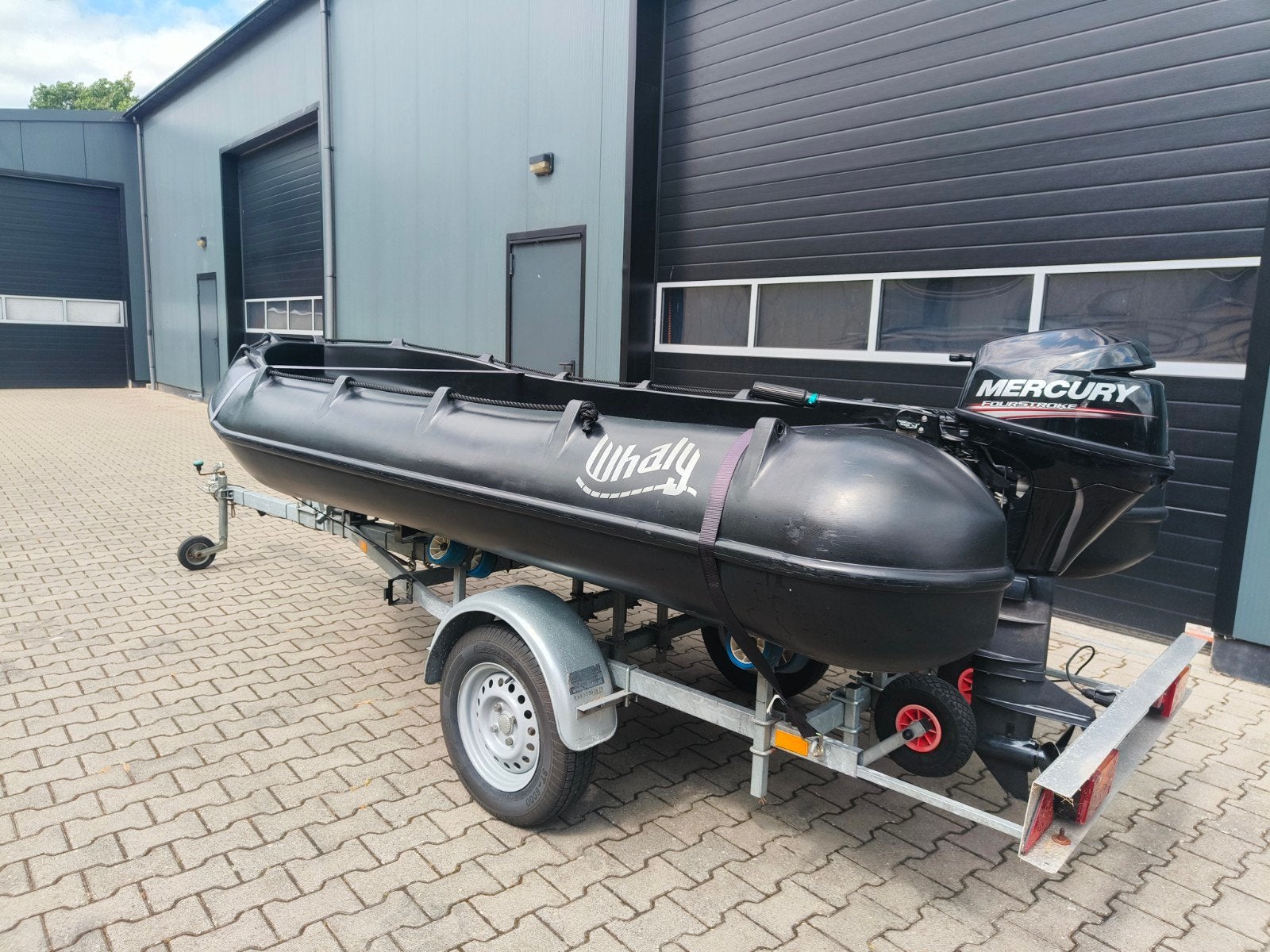 whaly 370 met trailer, Watersport en Boten, Ophalen, Peddels, Mercury