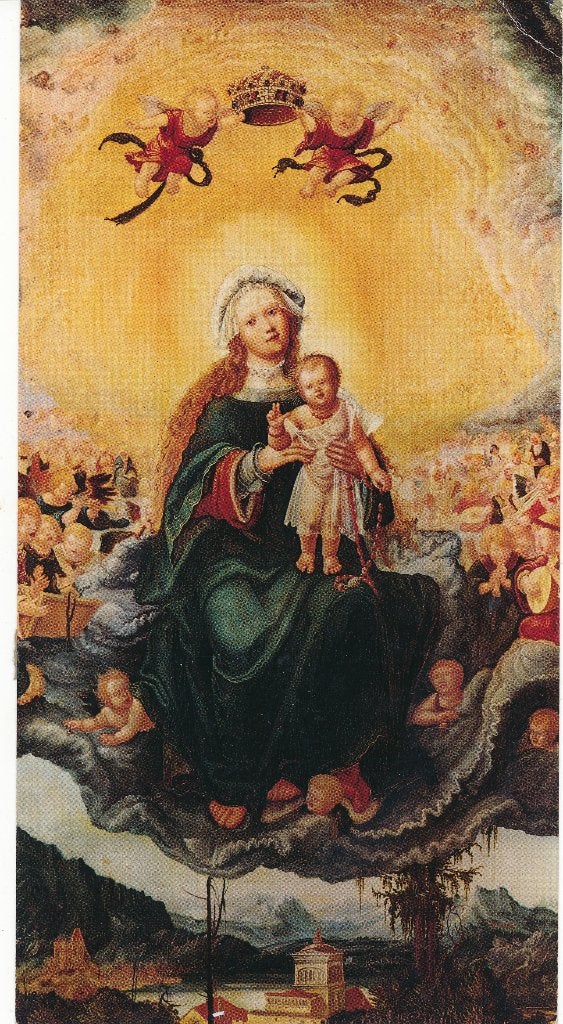 Mooie grote afbeelding Maria met Kind : Albrecht Alt Dorfer, Ophalen of Verzenden, Zo goed als nieuw, Kaart of Prent, Christendom | Katholiek