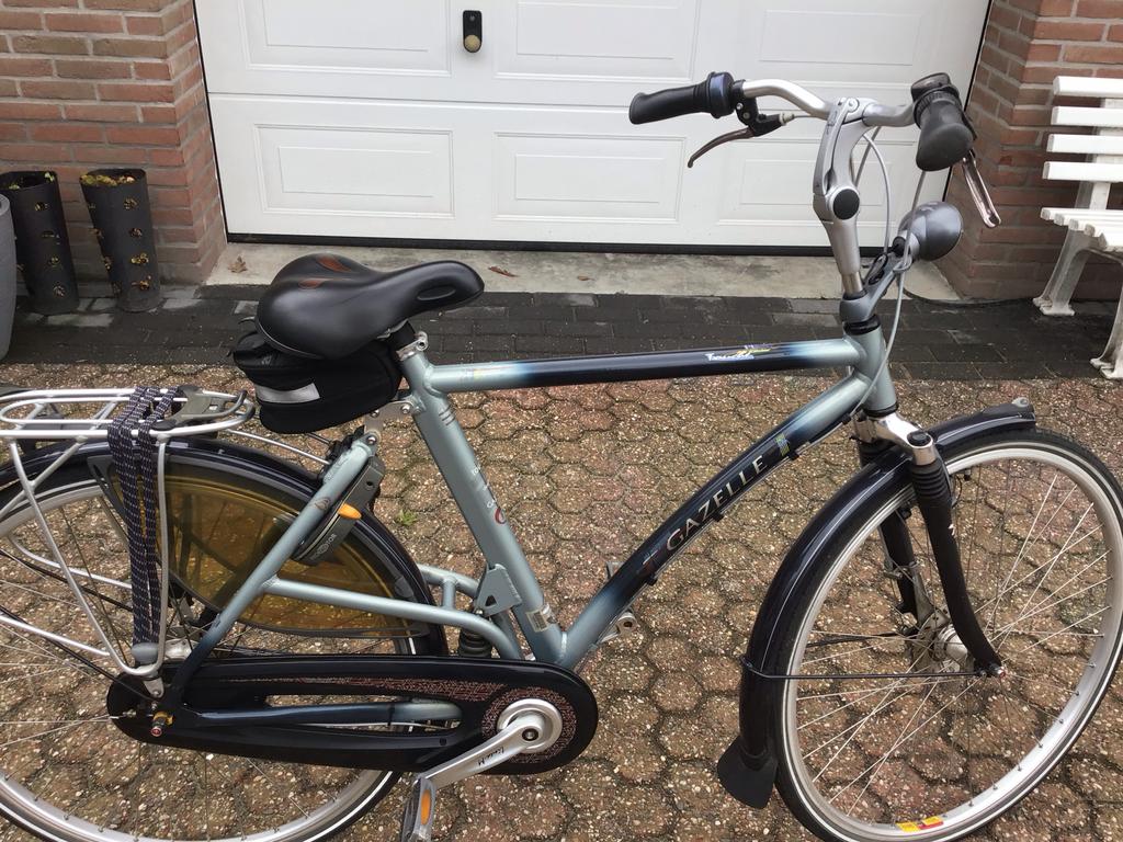 Gazelle Touche Air Glider herenfiets 28 inch, frame 57, Fietsen en Brommers, Ophalen, Gebruikt, Velgrem, Versnellingen