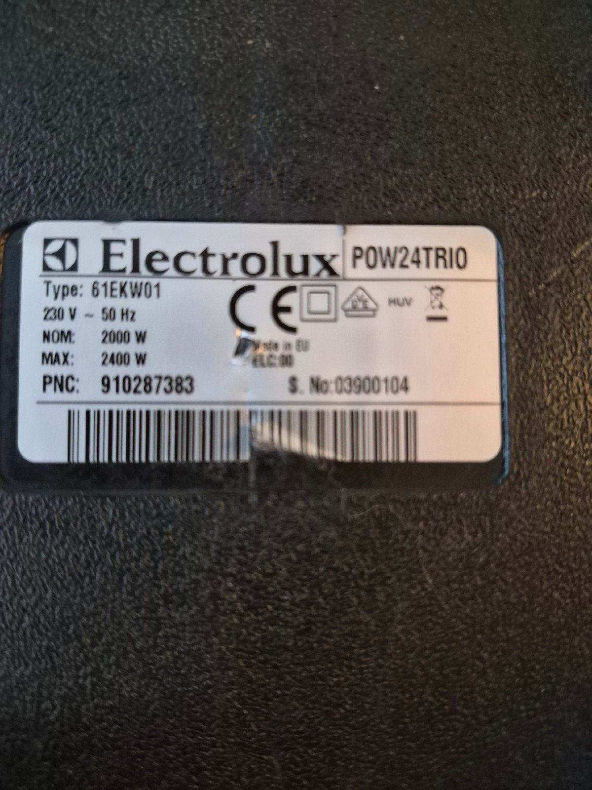 AEG Electrolux Power 2400W stofzuiger met microfilter, Zo goed als nieuw, 2000 watt of meer, Sledestofzuiger, Regelbare zuigkracht