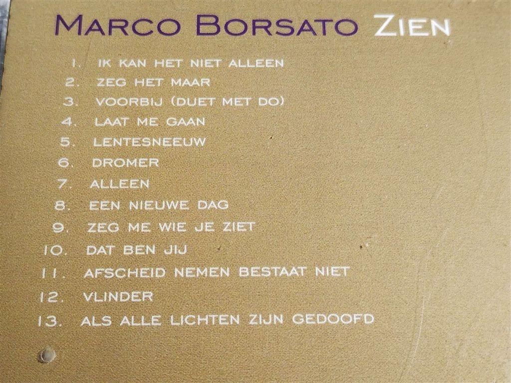 Marco Borsato ‎– Zien, Ophalen of Verzenden, Zo goed als nieuw, Pop