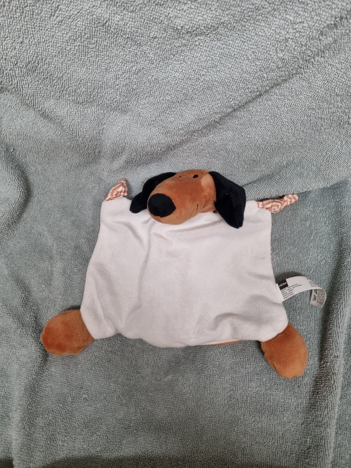 Hema knuffel doekje hond nr 22, Ophalen of Verzenden, Zo goed als nieuw, Hond