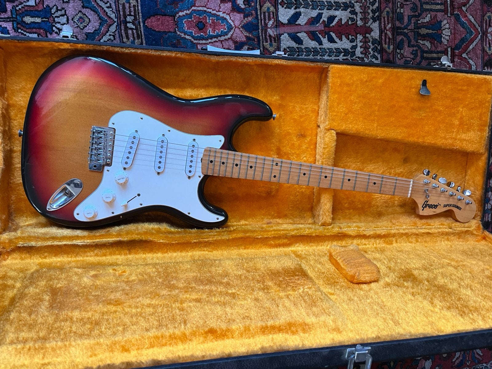 Greco Super Sounds 1976 Stratocaster, Ophalen of Verzenden, Zo goed als nieuw, Solid body, Overige merken