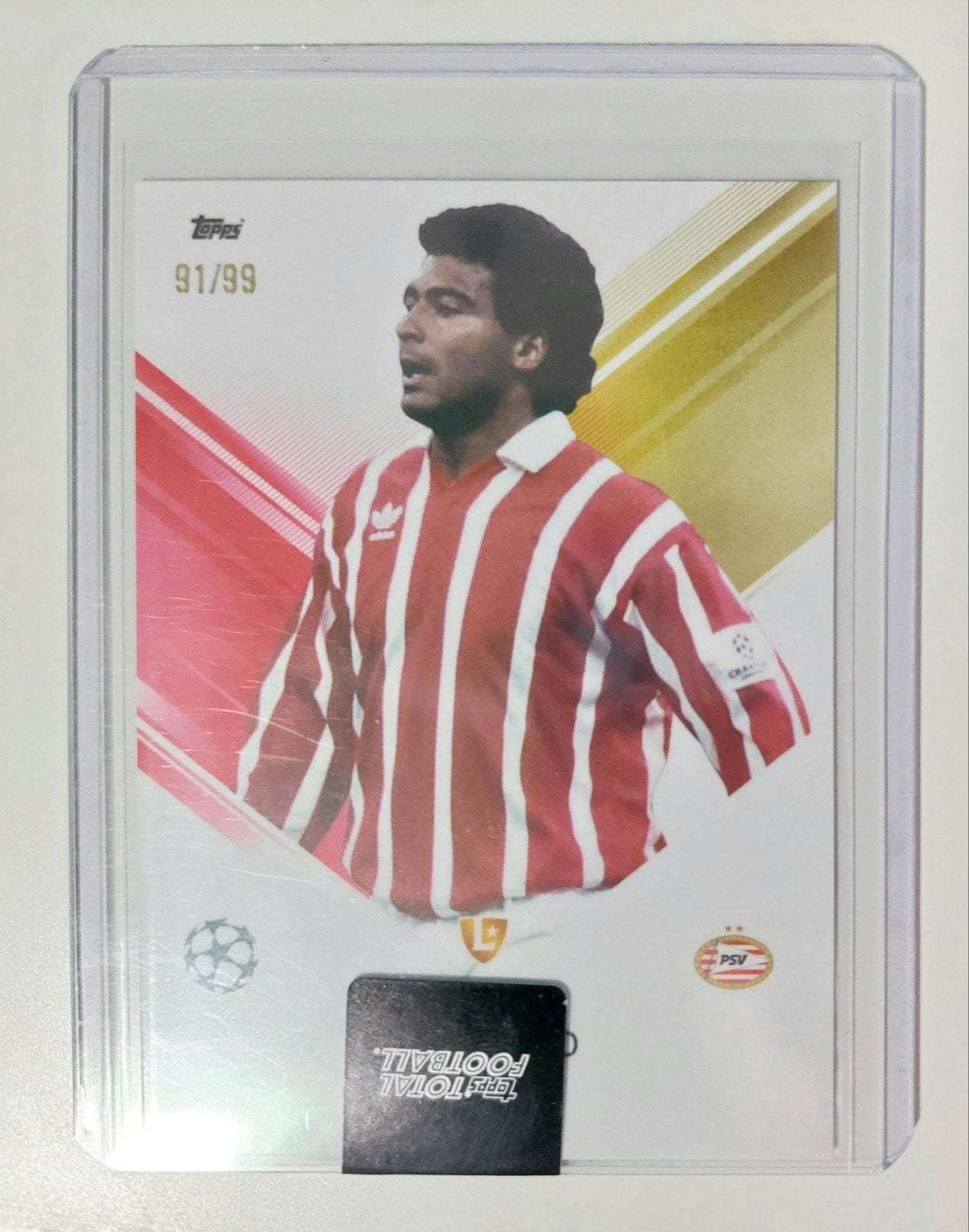 Romario Topps Total Football 91/99 PSV, Verzamelen, Sportartikelen en Voetbal, Ophalen of Verzenden, Zo goed als nieuw, PSV, Spelerskaart