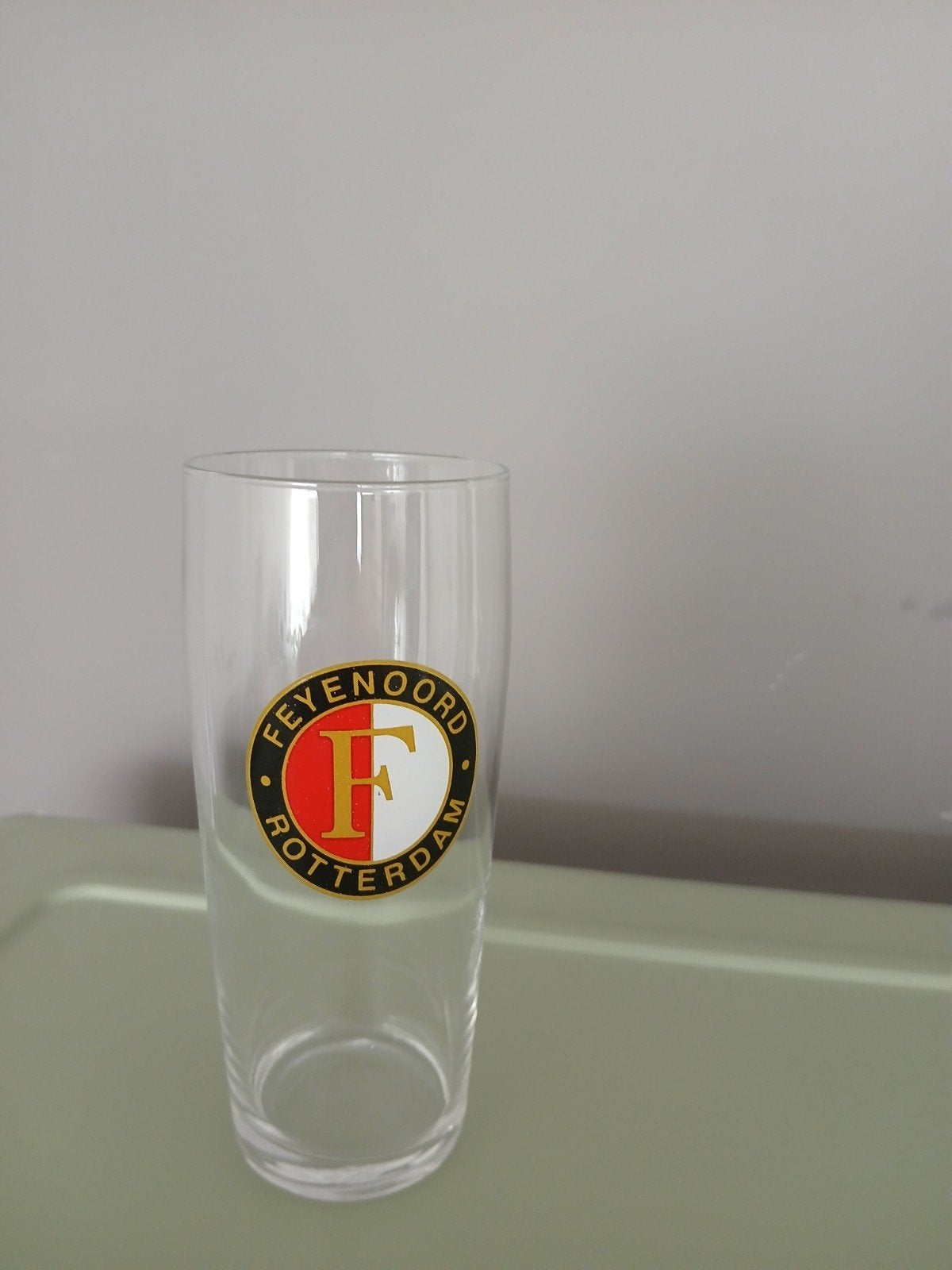 Feyenoord glas, Verzamelen, Sportartikelen en Voetbal, Ophalen of Verzenden, Zo goed als nieuw, Feyenoord, Overige typen