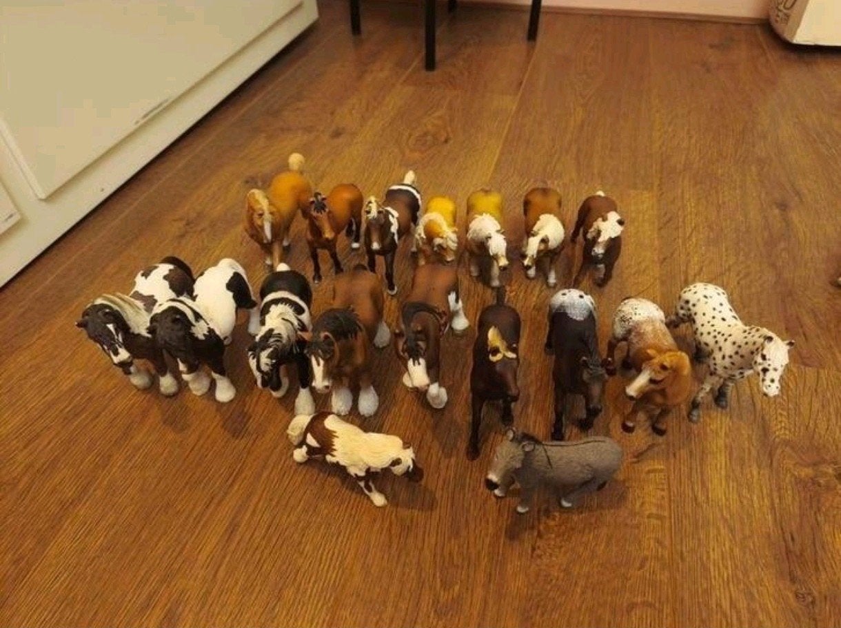 Schleich paarden collectie, Ophalen, Gebruikt