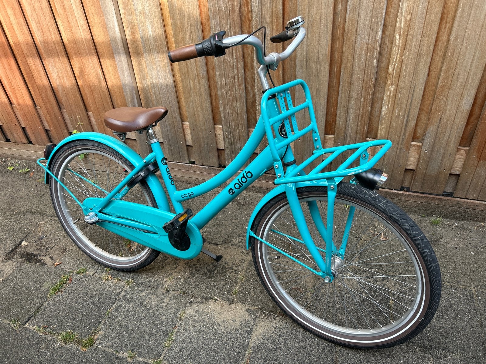 Aldo Cargo Turquoise 24 inch - Dealer Onderhouden, Ophalen, Terugtraprem, Versnellingen, Gebruikt