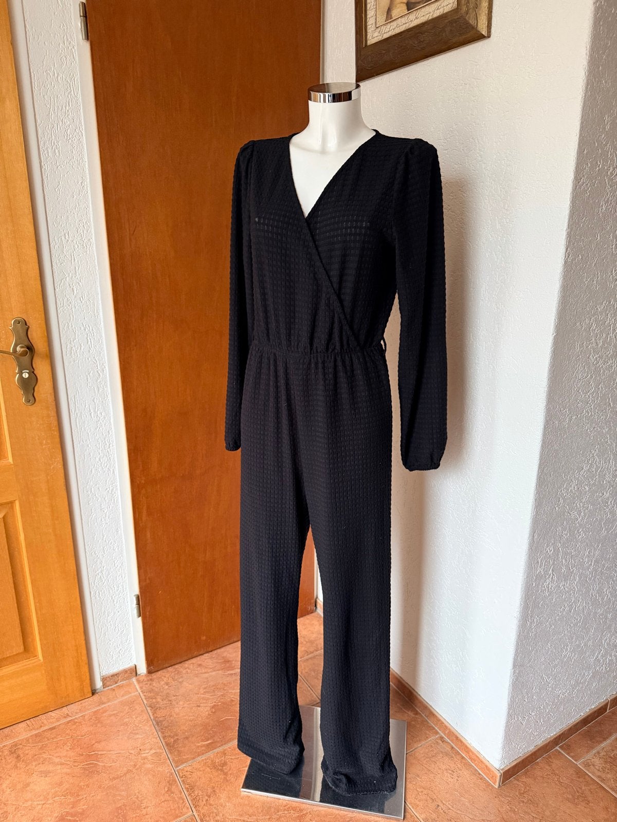 Zwarte jumpsuit van Of My Manner, maat M, Kleding | Dames, Ophalen of Verzenden, Zo goed als nieuw, Maat 38/40 (M), Zwart