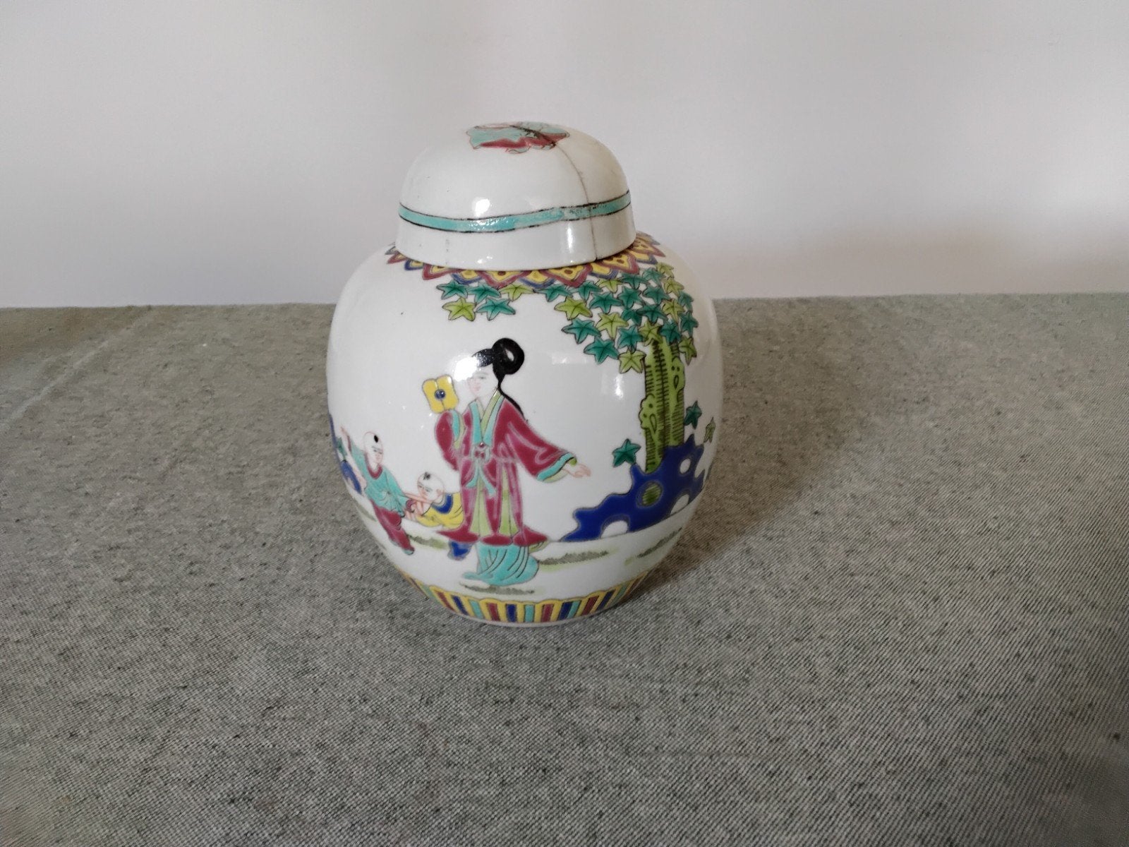 Vintage Chinese Gemberpot Jingdezhen Porselein, Ophalen of Verzenden