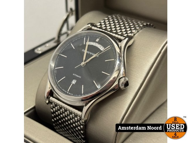 Emporio Armani Swiss Men's Automatic ARS3500, Emporio Armani, Zo goed als nieuw, Support@emporioarmani.com, 3-5 Via Borgonuovo
Milan 20121
Italy
