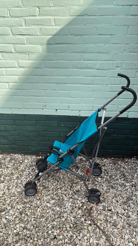 Paraplu buggy, Ophalen, Zo goed als nieuw