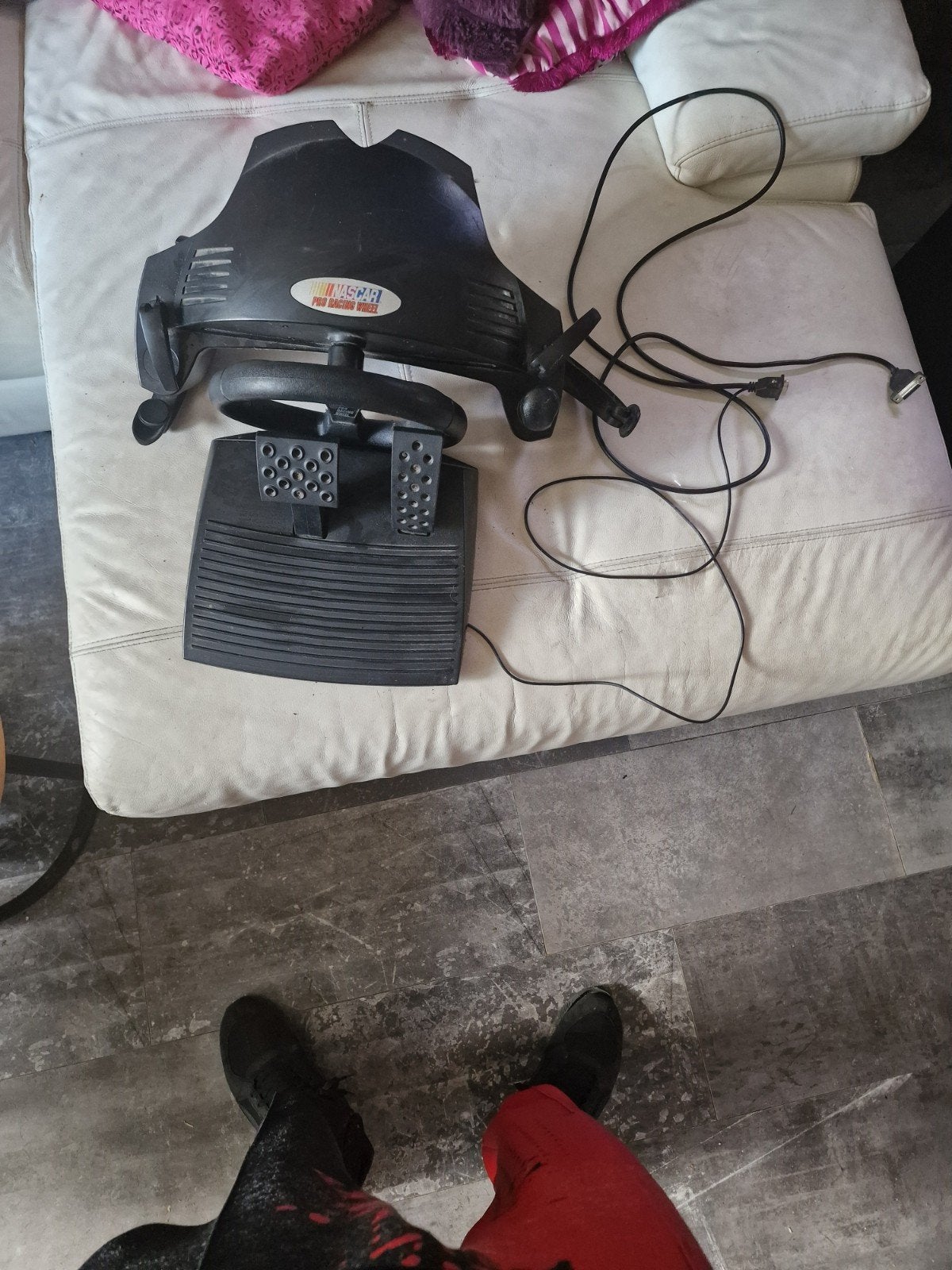 Thrustmaster NASCAR Pro Racing Wheel met pedalen, Spelcomputers en Games, Spelcomputers | Overige, Ophalen