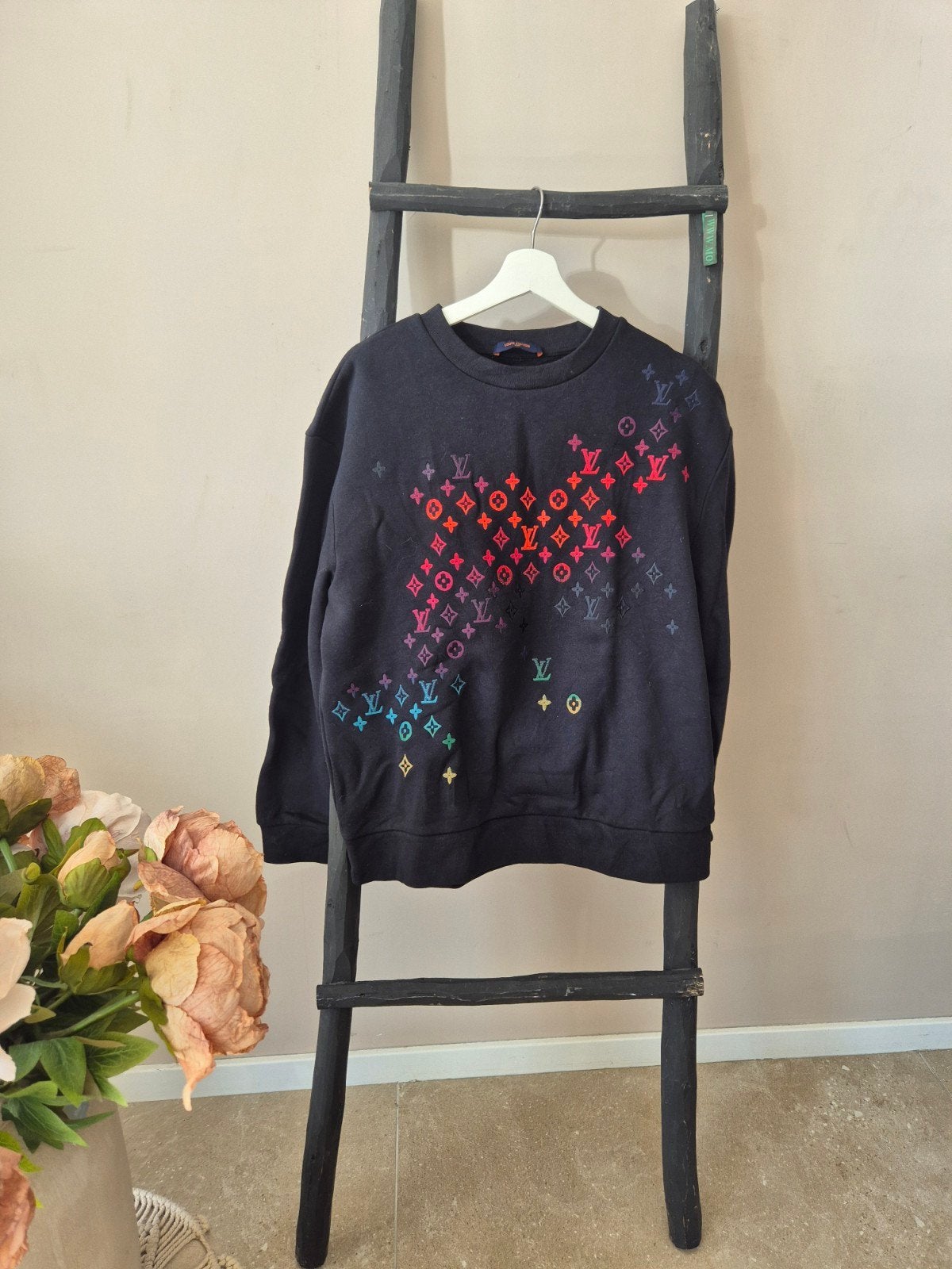 Louis Vuitton Heren Trui Maat XL - Zo goed als nieuw, Verzenden, Zwart, Maat 56/58 (XL), Zo goed als nieuw