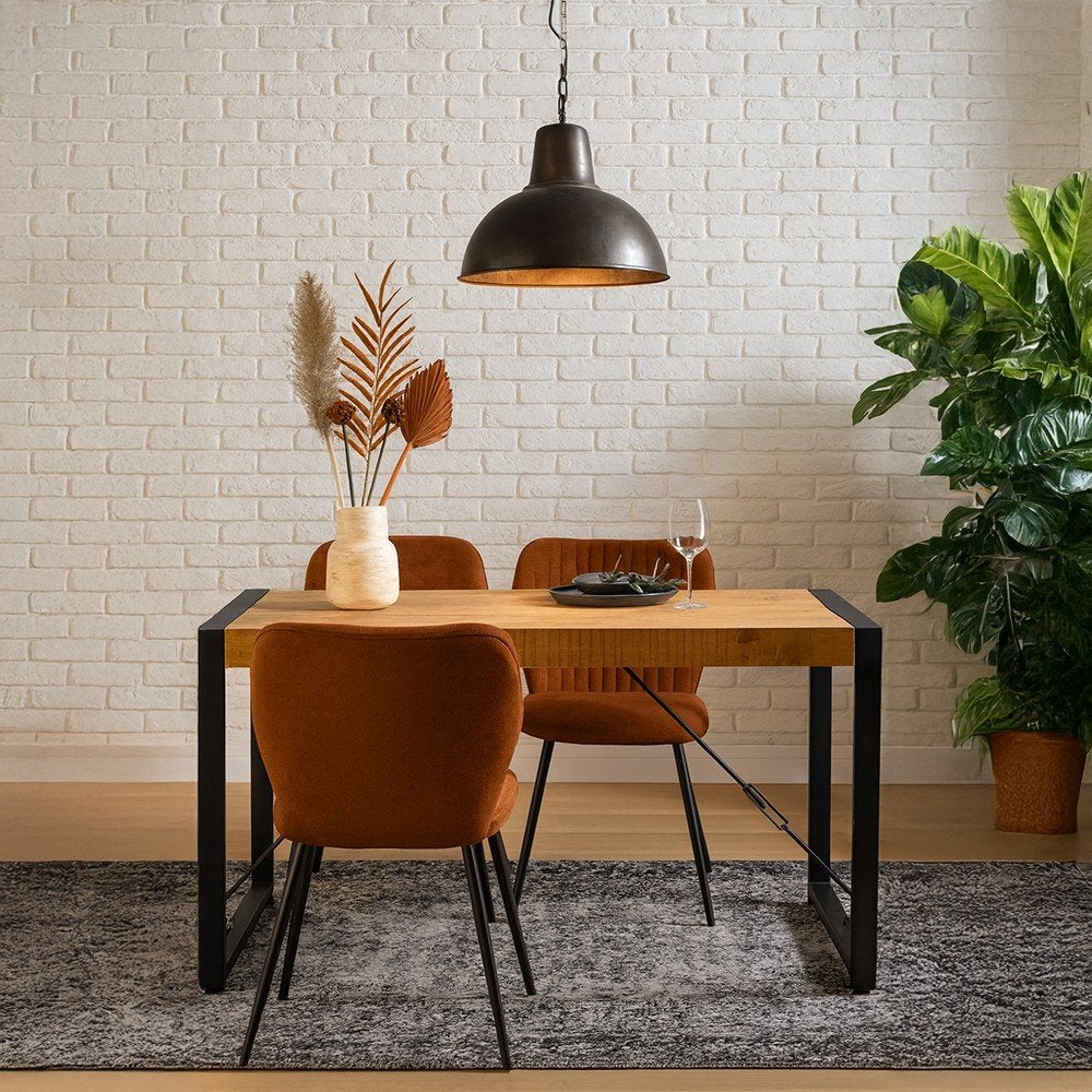 Eettafel Britt mangohout 140 x 80 cm, Huis en Inrichting, Tafels | Eettafels, Helene Livingstyle, Verzenden, 7531TJ, Nieuw