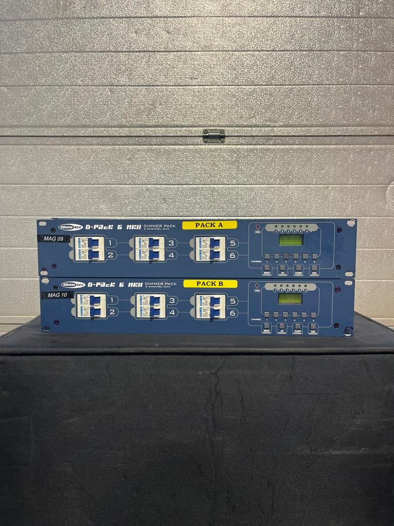 Showtec D-Pack 6 MKII Dimmers (2 stuks), Muziek en Instrumenten, Ophalen, Gebruikt, Licht
