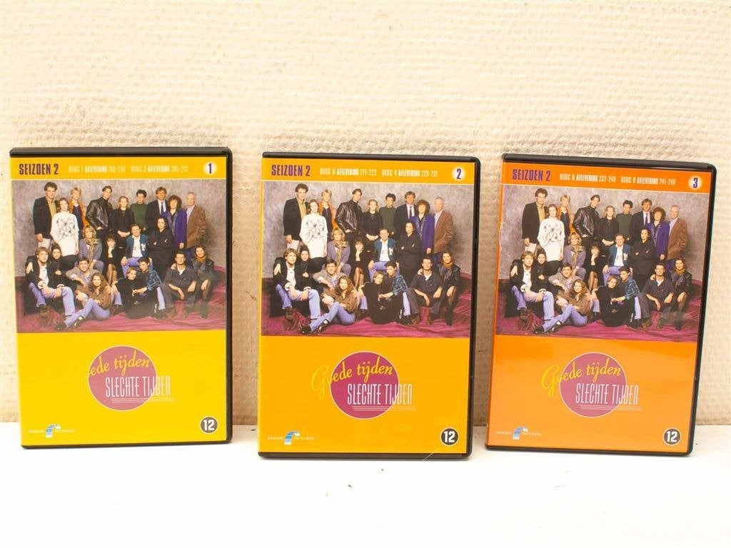 Goedetijden slechte tijden het complete tweede seizoen 36291, Cd's en Dvd's, Ophalen of Verzenden, Gebruikt, Levenslied of Smartlap
