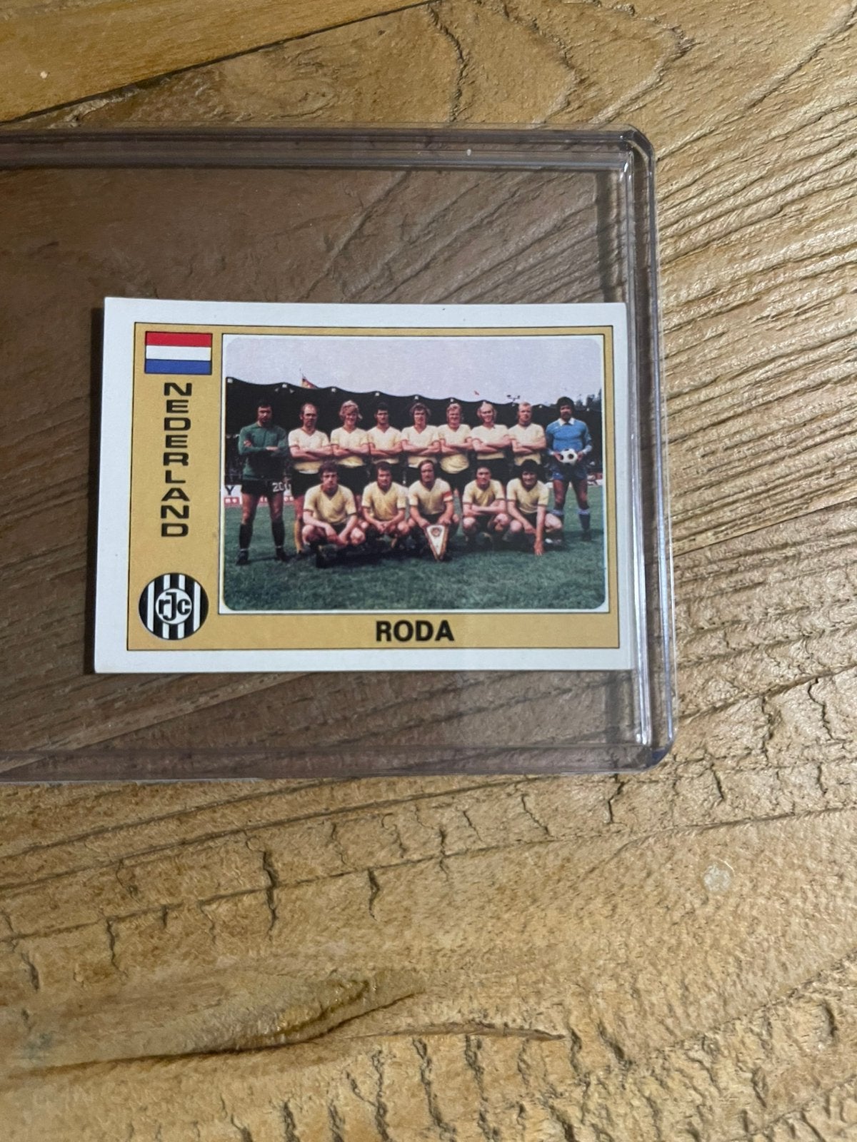 Roda JC Kerkrade - Panini 1976 Euro Football, Ophalen of Verzenden, Zo goed als nieuw, Sticker