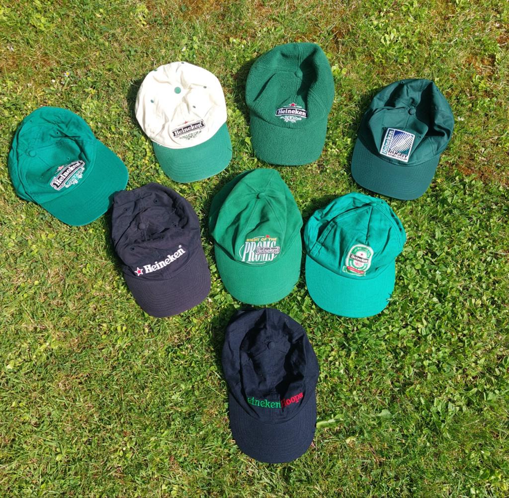 8 Heineken caps, Verzamelen, Biermerken, Ophalen of Verzenden, Heineken