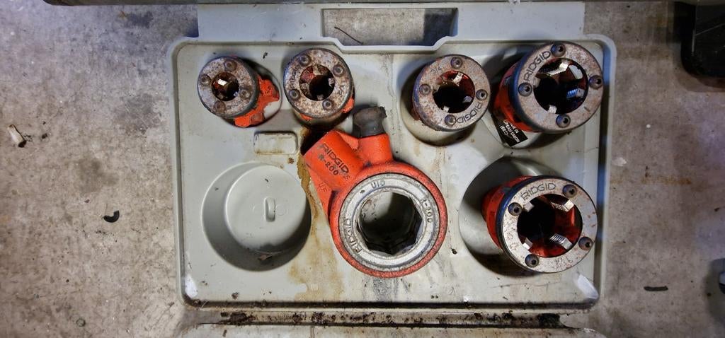 Ridgid R200 set, Ophalen of Verzenden, 1200 watt of meer, 70 mm of meer