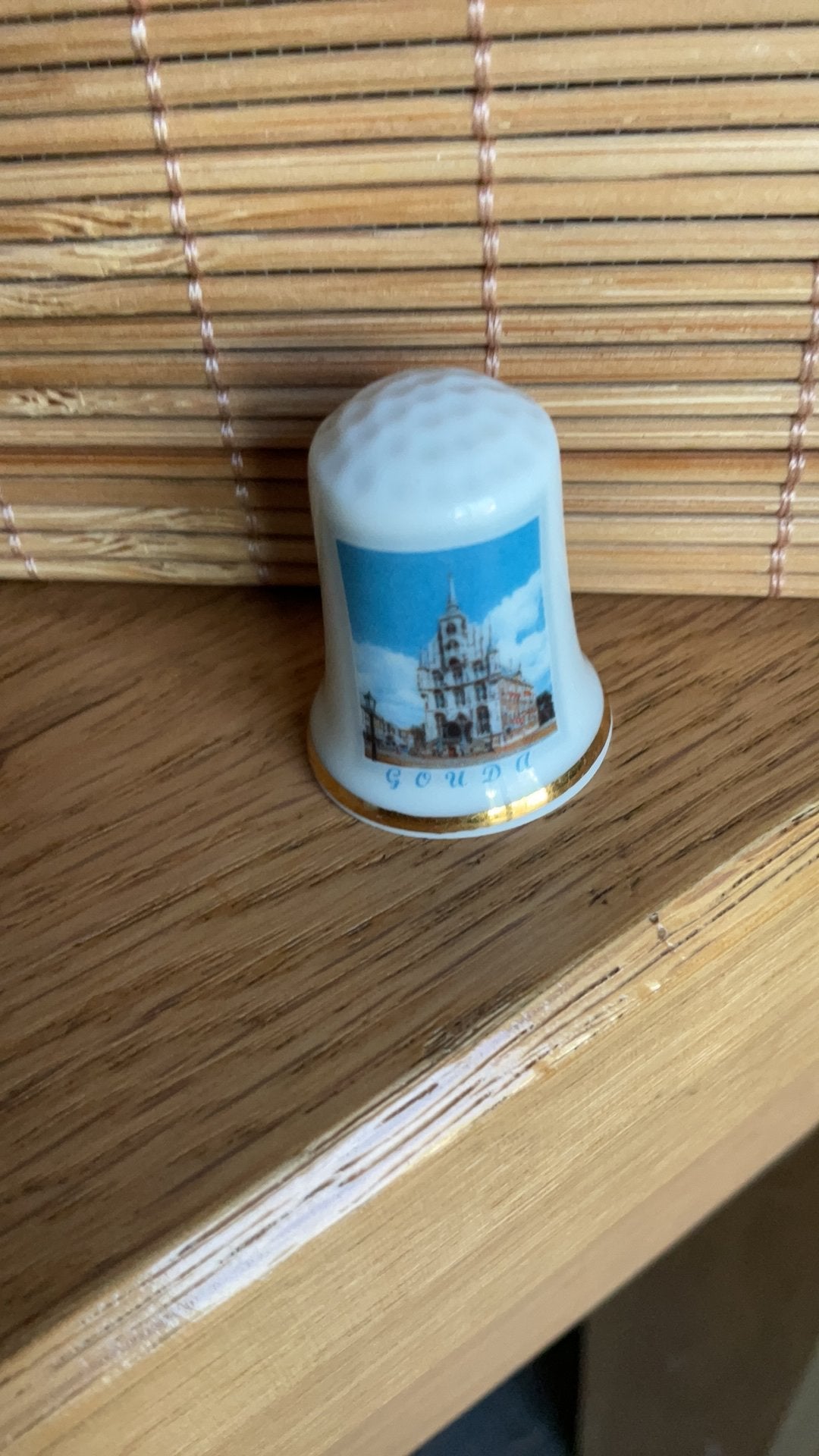 Gouda vingerhoed vingerhoedje vingerhoedjes vingerhoeden, Verzenden, Nieuw, Porselein, Nederland