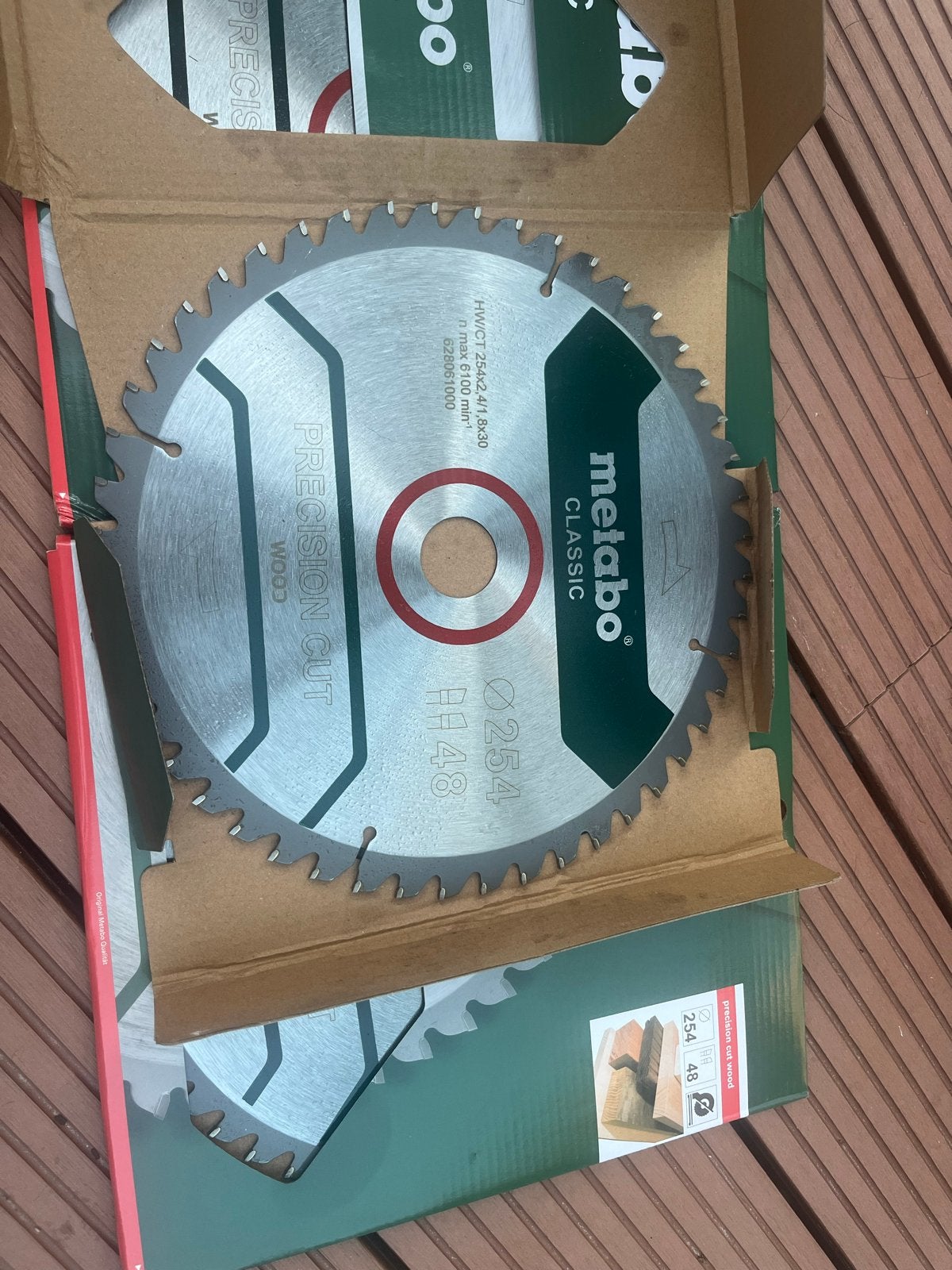Metabo Classic Precision Cut Zaagbladen (254 mm), Cirkelzaag, -, 70 mm of meer, -