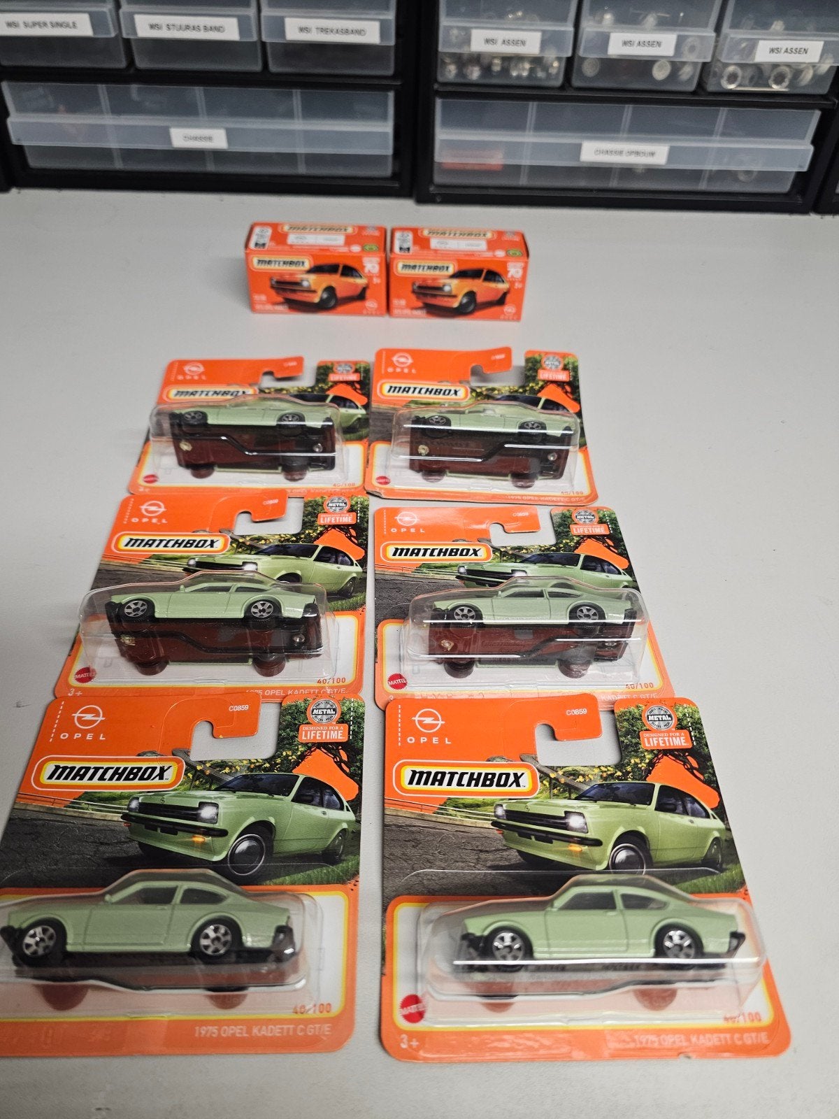 8x matchbox opel kadett c coupe nieuw., Ophalen, Nieuw, Auto