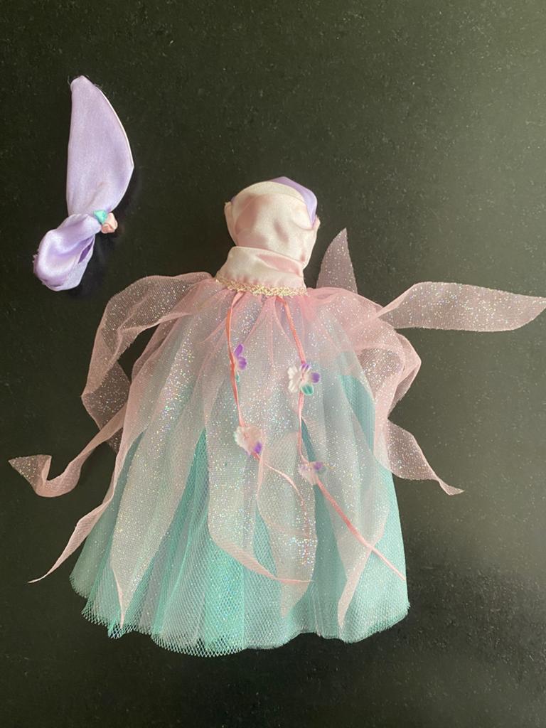 Vintage Barbie 2003 Swan Lake Theresa Fairy Queen jurk, Verzamelen, Poppen, Verzenden, Kleertjes