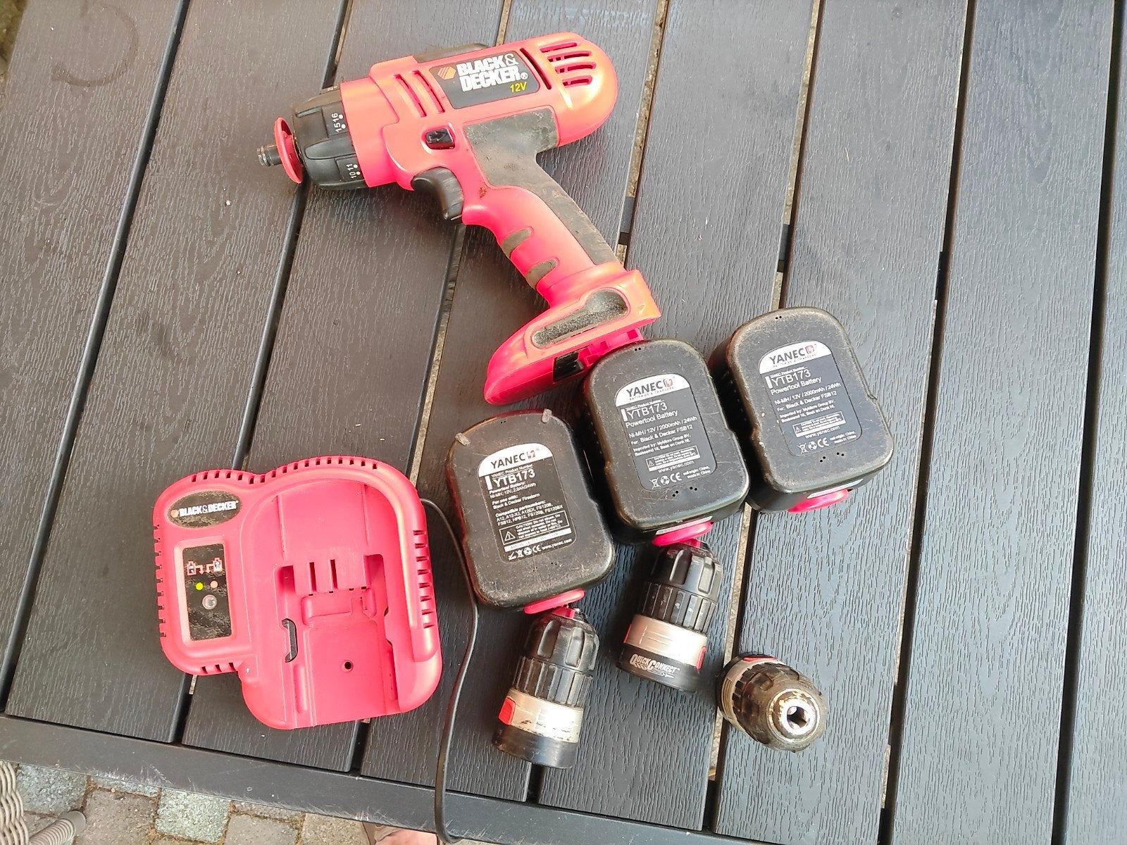 Black&Decker accuboormachine, Doe-het-zelf en Verbouw, Ophalen of Verzenden, Gebruikt, Boormachine
