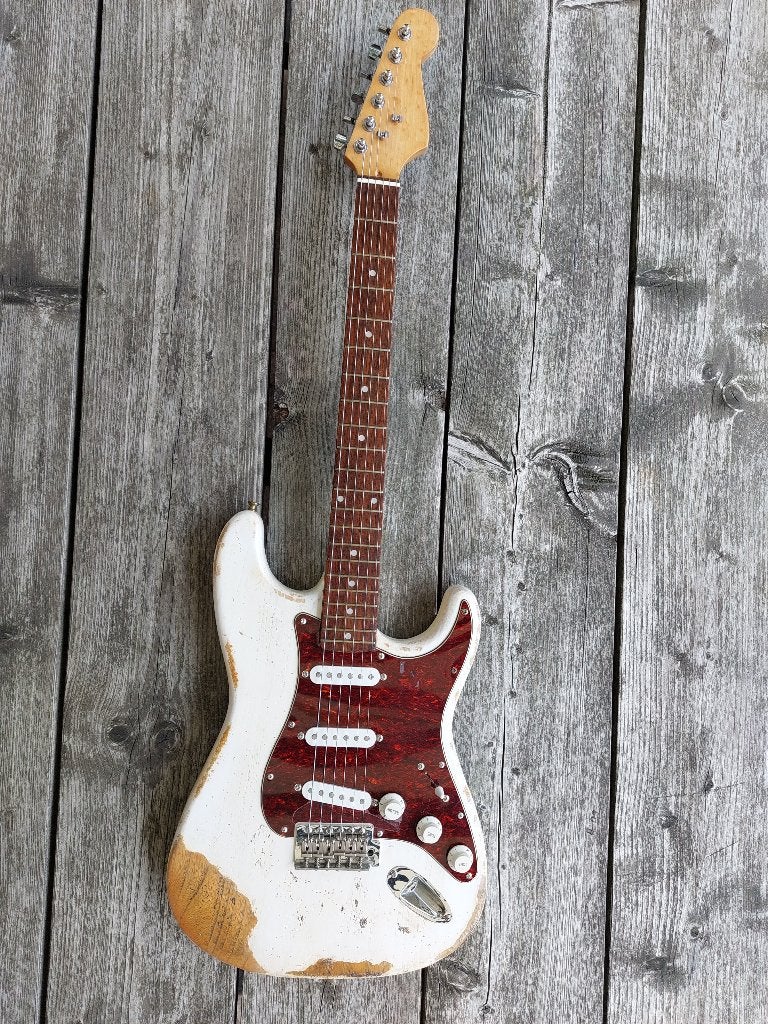 Heavy Relic stratocaster Custom Shop '62 model met case, Muziek en Instrumenten, Snaarinstrumenten | Gitaren | Elektrisch, Ophalen of Verzenden