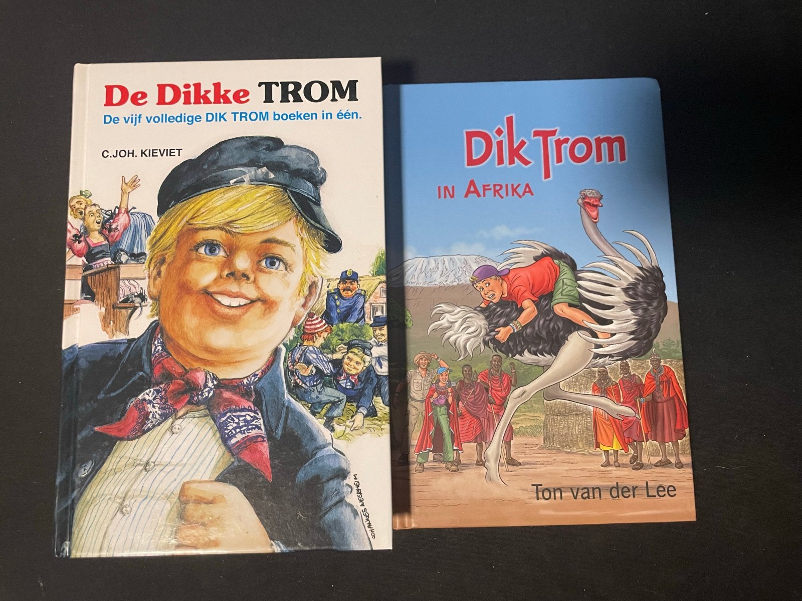 Dik Trom Boeken: De Dikke Trom & Dik Trom in Afrika, Boeken, Ophalen of Verzenden, Gelezen, Fictie algemeen
