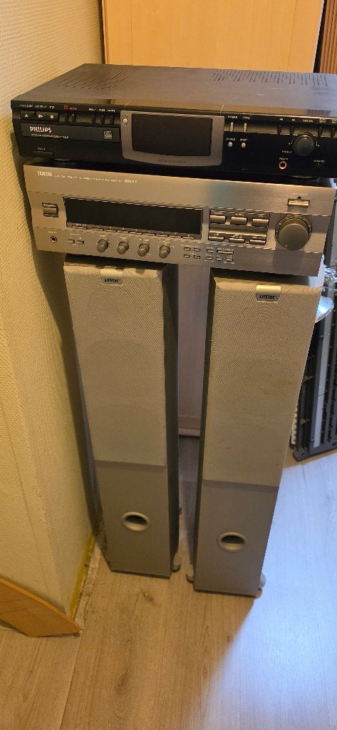 Yamaha RDS versterker+speakers, Ophalen, Gebruikt, Yamaha, 120 watt of meer