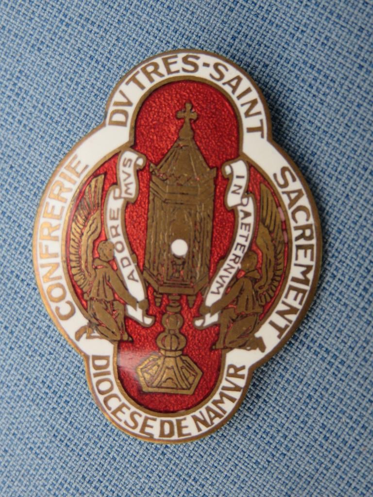 Sacrament speld - Namur - België - ca. 1900, Antiek en Kunst, Antiek | Religie, Ophalen of Verzenden