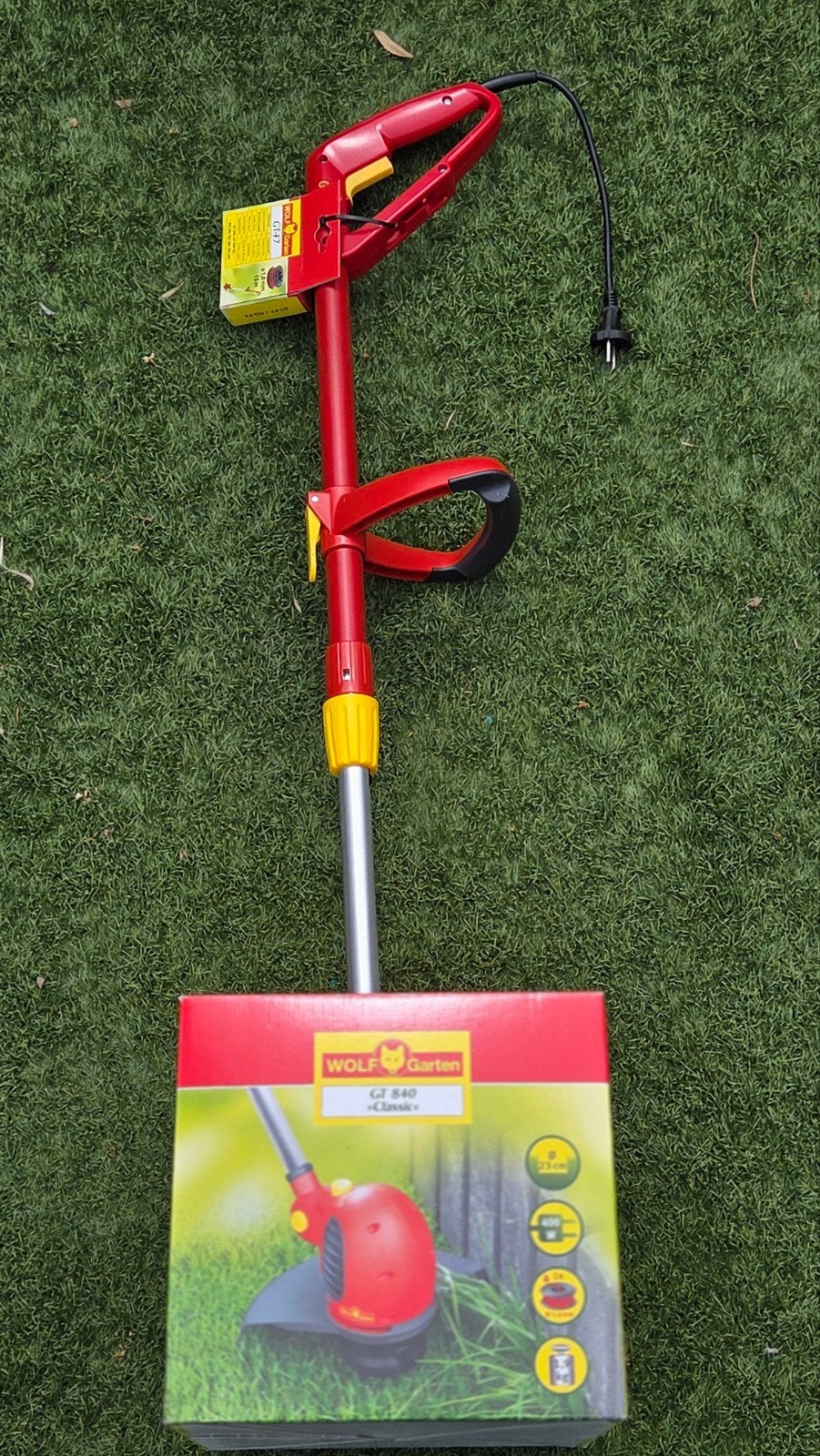 Wolfgarten trimmer GT 840 Classic + GT-F7 draad. Nieuw., Nieuw, Ophalen of Verzenden, 10 tot 30 cm, Wolf-Garten