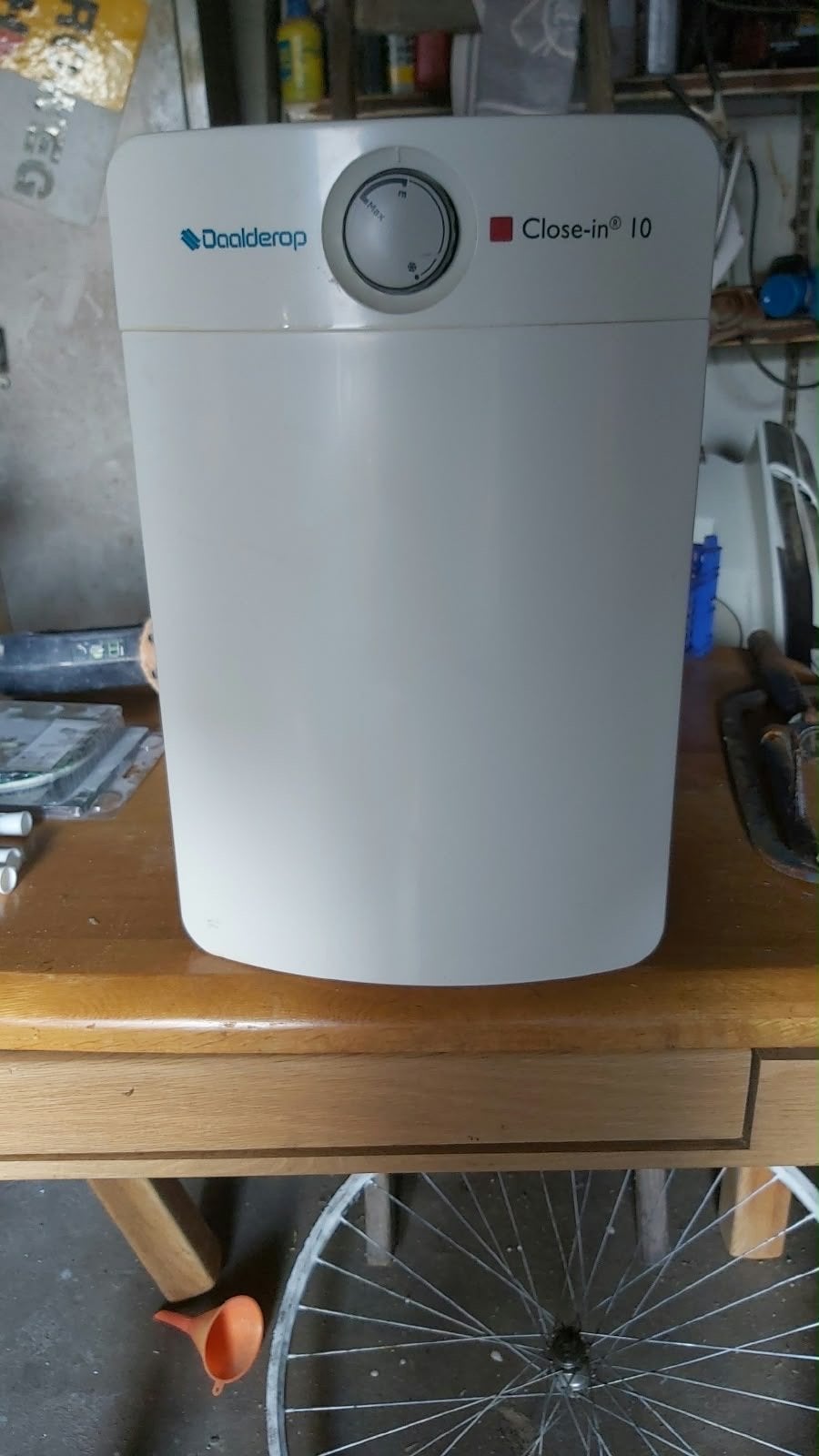 Daalderop Close-in 10 liter boiler - Goede staat, Ophalen, Gebruikt, Boiler, Minder dan 20 liter