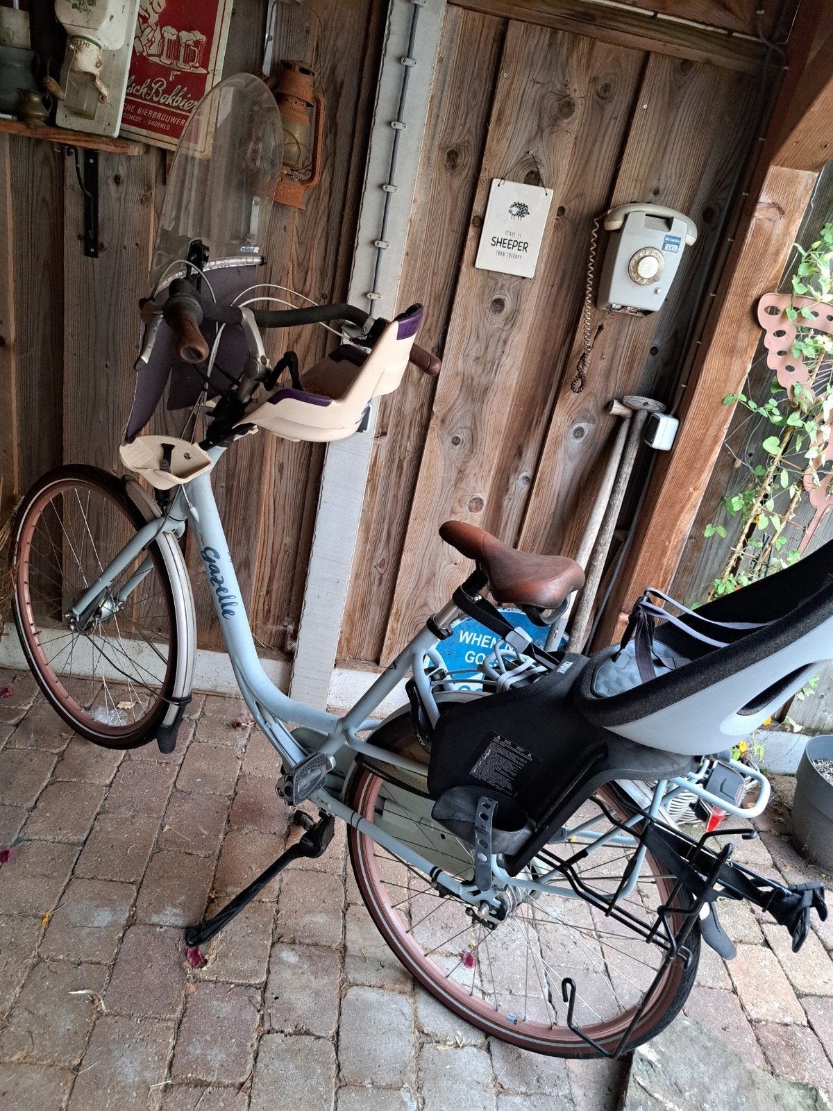 Gazelle Bloom moederfiets en Batavus mambo moederfiets., Ophalen of Verzenden, 2 zitjes, Gebruikt, Batavus