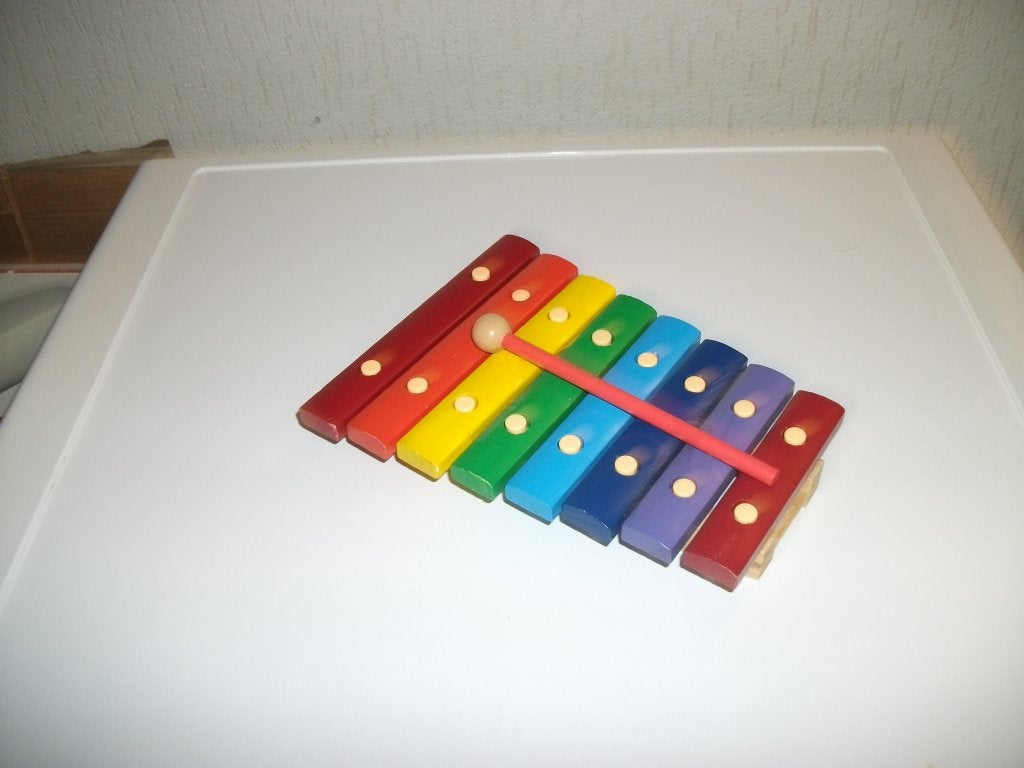 Xylofoon kleuren, Ophalen of Verzenden, Gebruikt