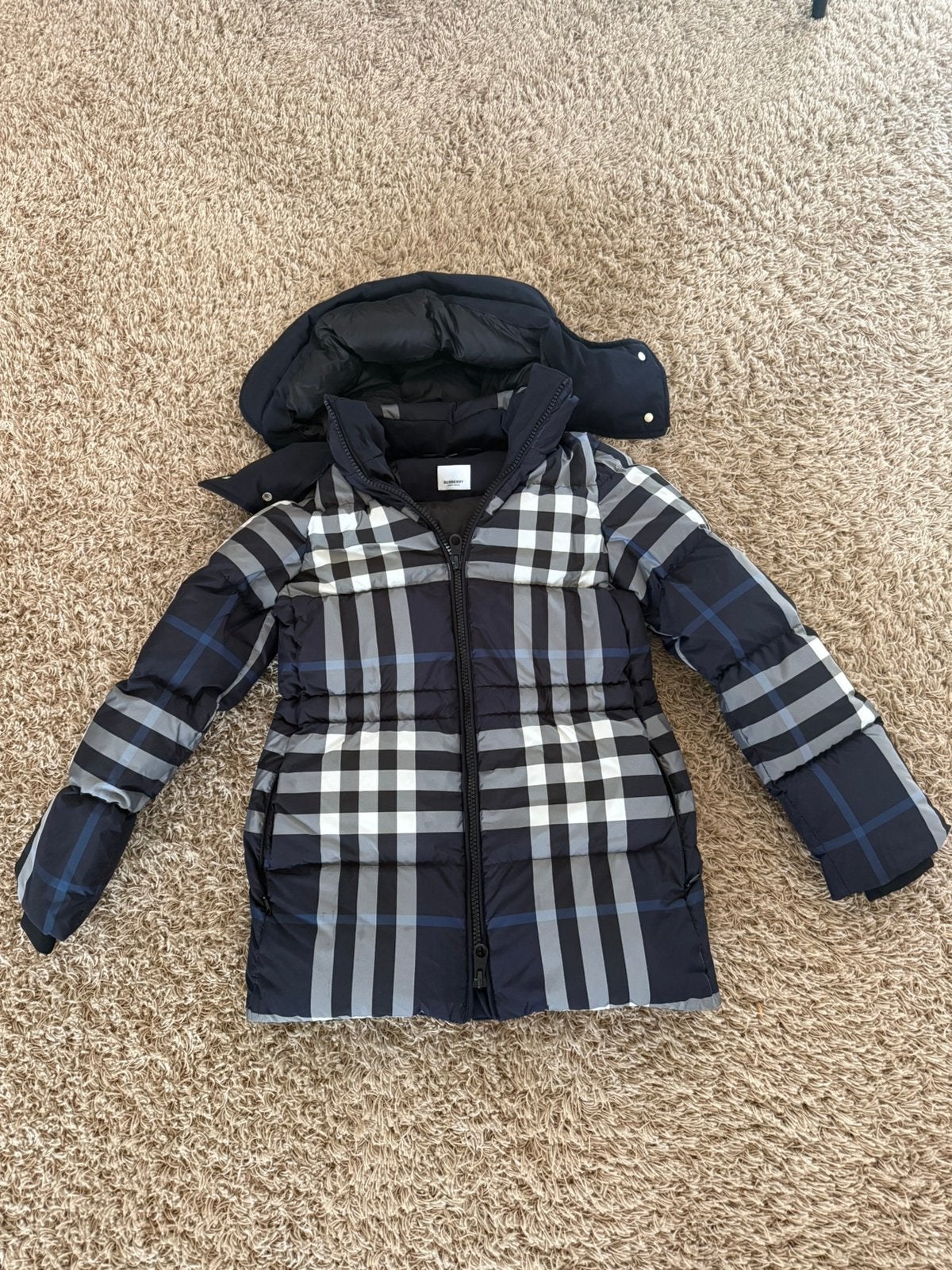 Burberry jas maat xxs, Kleding | Dames, Ophalen of Verzenden, Zo goed als nieuw, Maat 34 (XS) of kleiner, Blauw