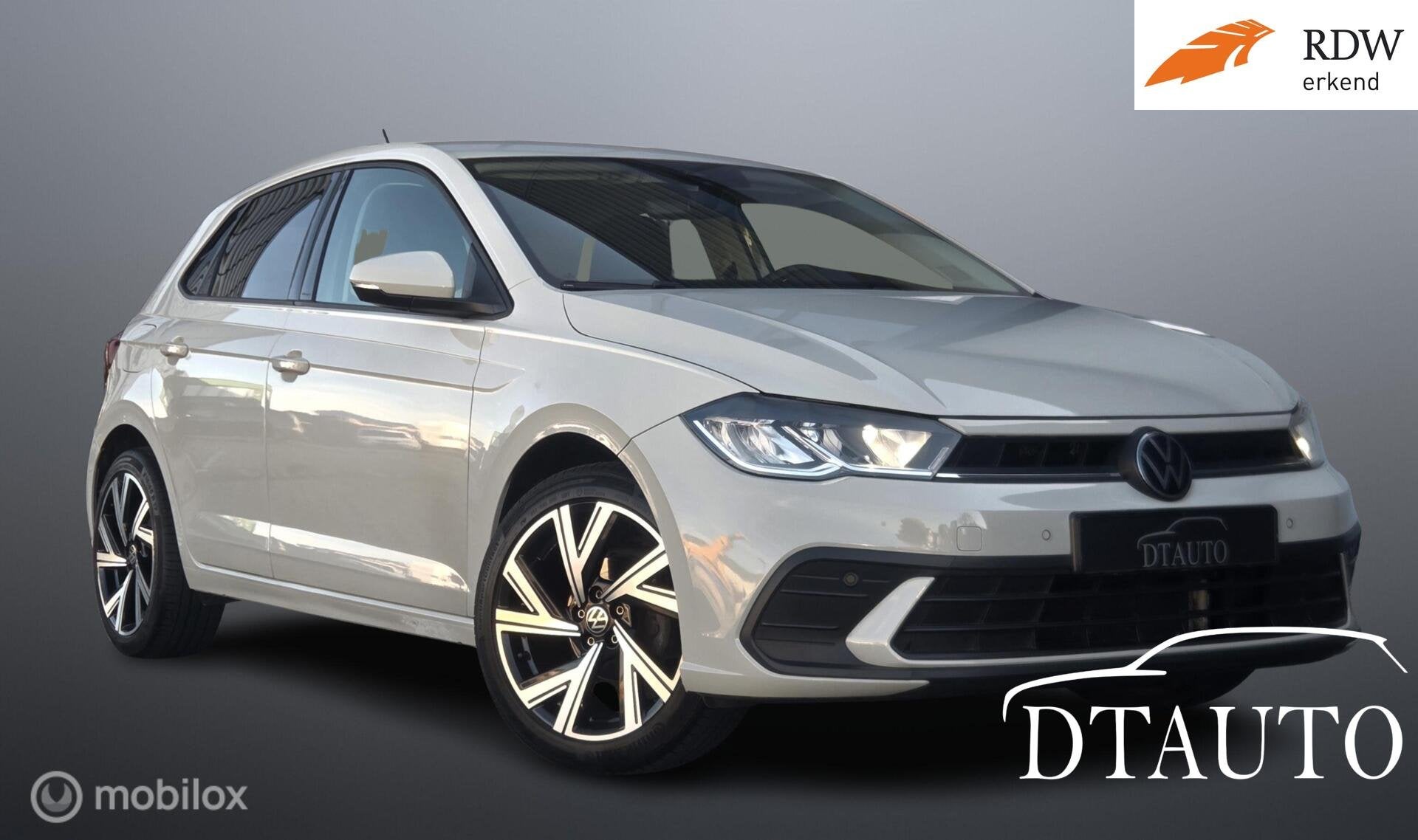 Volkswagen POLO 1.0 ACC Lane assist Front assist Digital Coc, Voorwielaandrijving, Stof, Gebruikt, Bedrijf