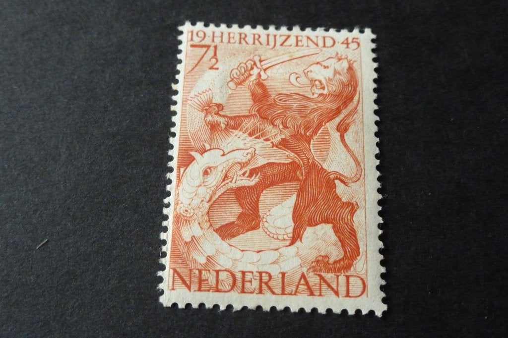 Postzegels - bevrijdingszegel 7,5 cent 1945 NVPH 443 postfri, Ophalen of Verzenden, Na 1940, Postfris